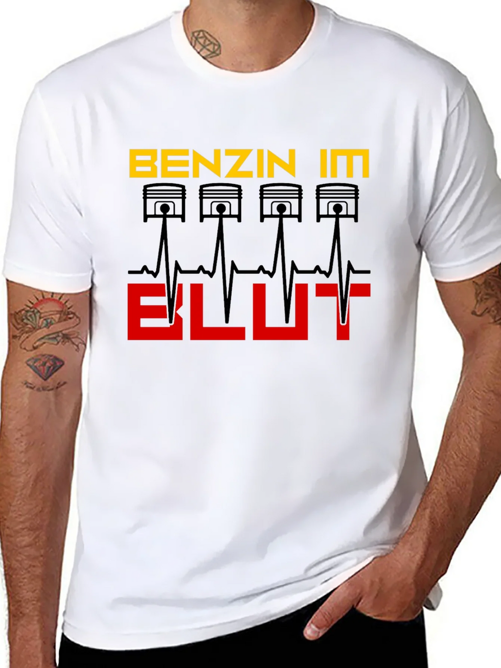 Benzin Im Blut T-Shirt - Automotive Enthusiast Tee