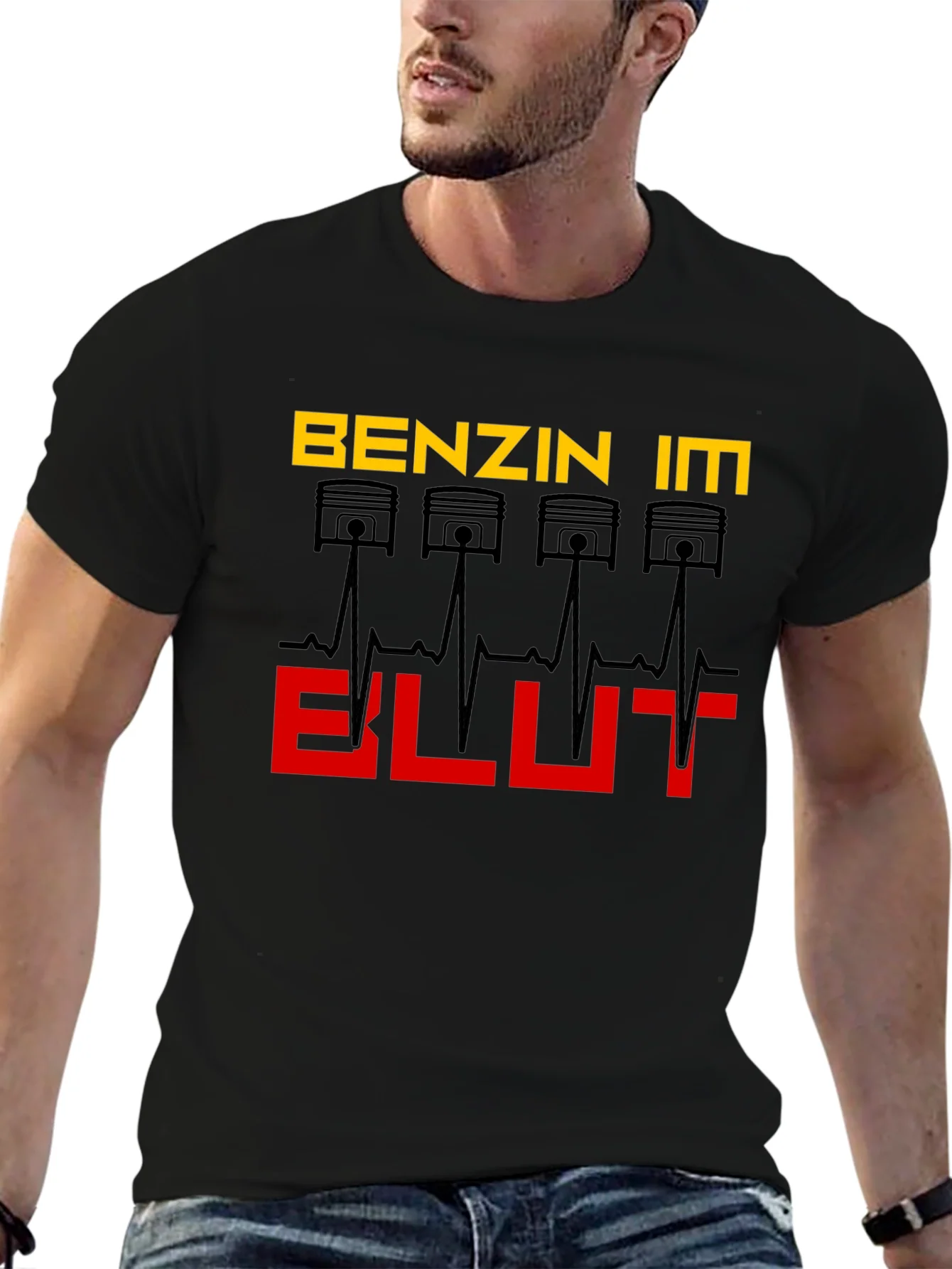 Benzin Im Blut T-Shirt - Automotive Enthusiast Tee