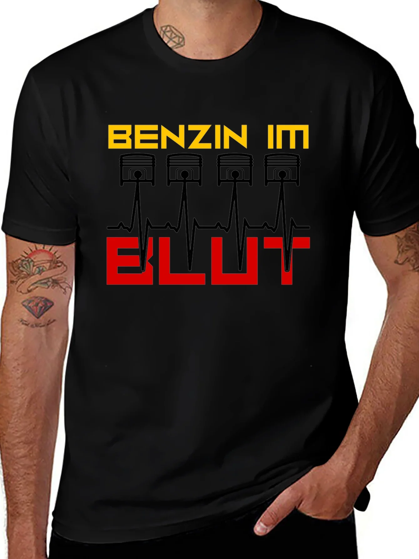 Benzin Im Blut T-Shirt - Automotive Enthusiast Tee