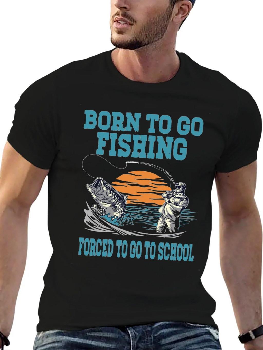 Born to Fish Graphic Tee