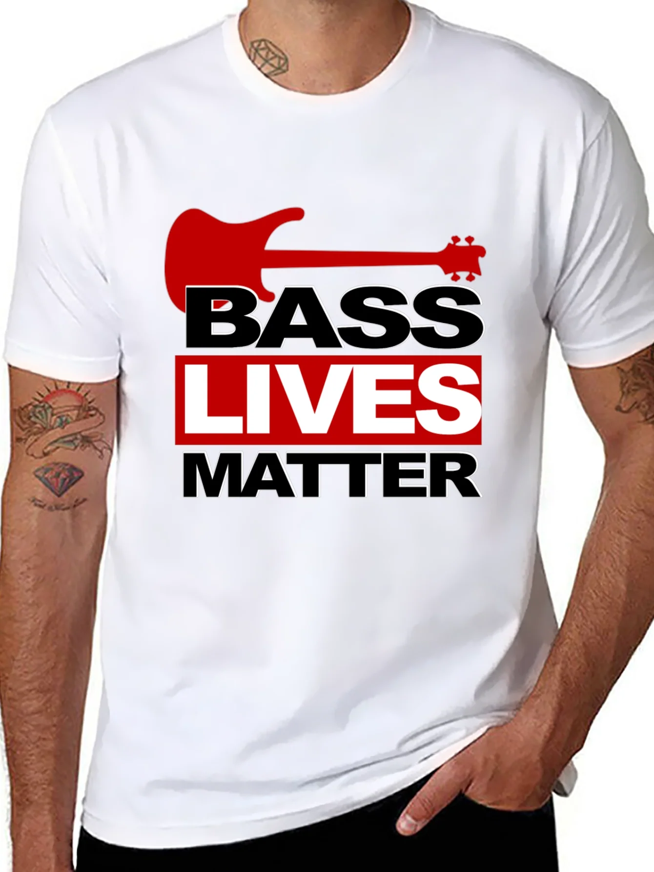 Bass Lives Matter Graphic Tee - Music Lovers T-Shirt