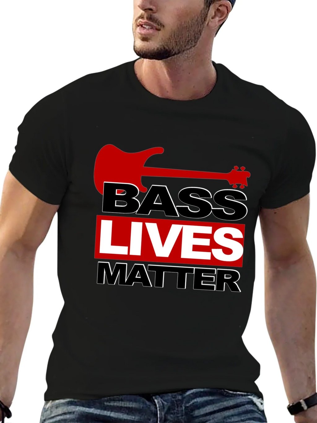 Bass Lives Matter Graphic Tee - Music Lovers T-Shirt