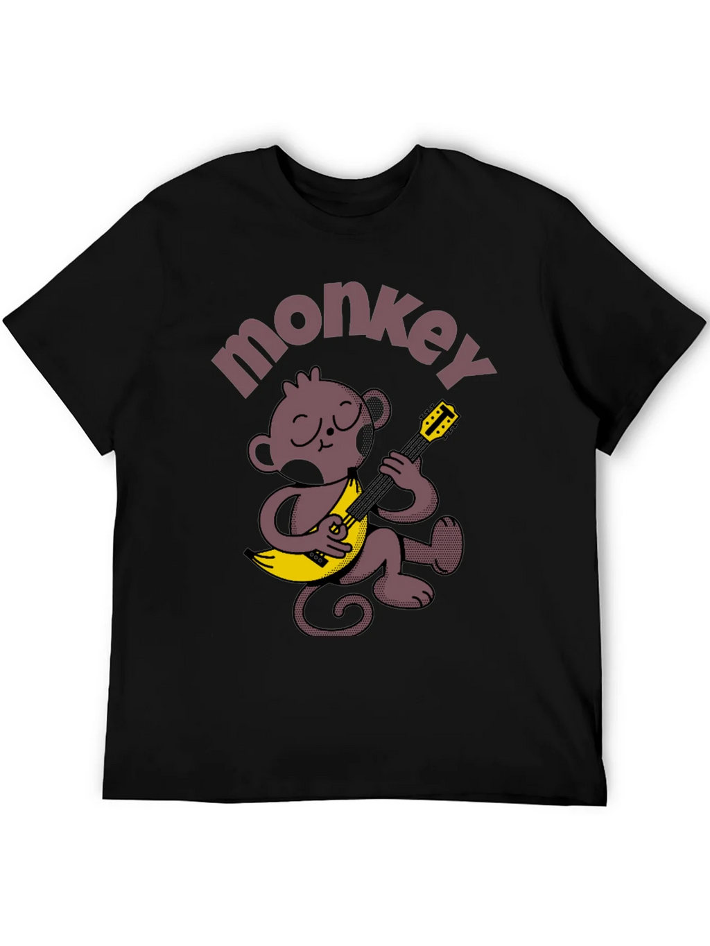 Monkey Banana Guitar T-Shirt