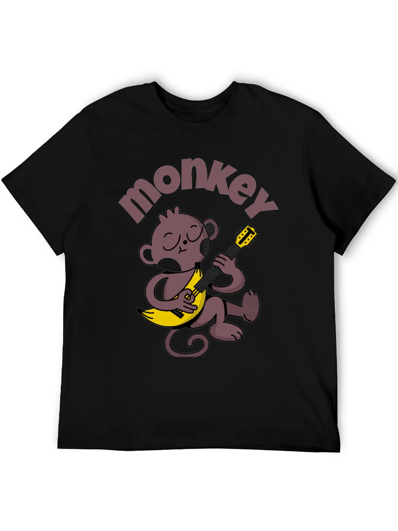 Monkey Banana Guitar T-Shirt