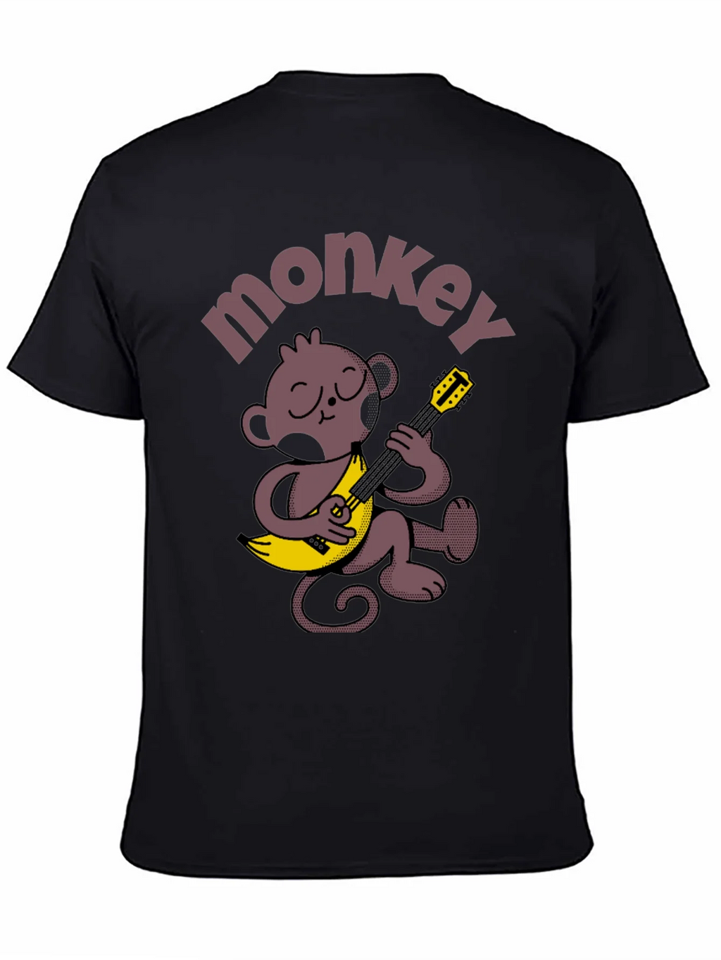 Monkey Banana Guitar T-Shirt