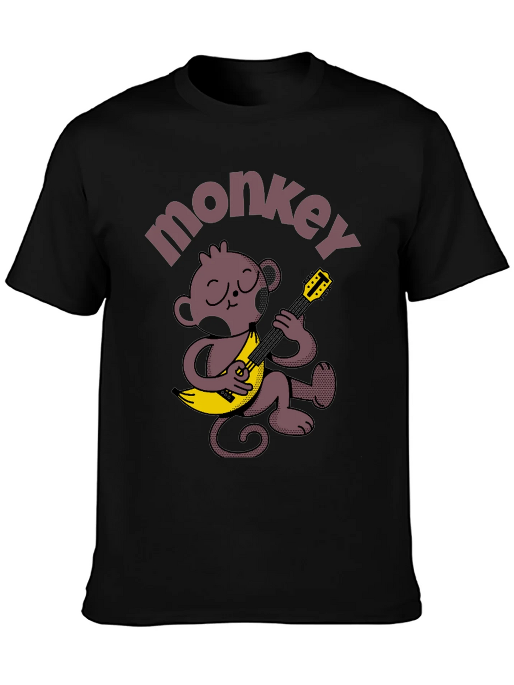 Monkey Banana Guitar T-Shirt