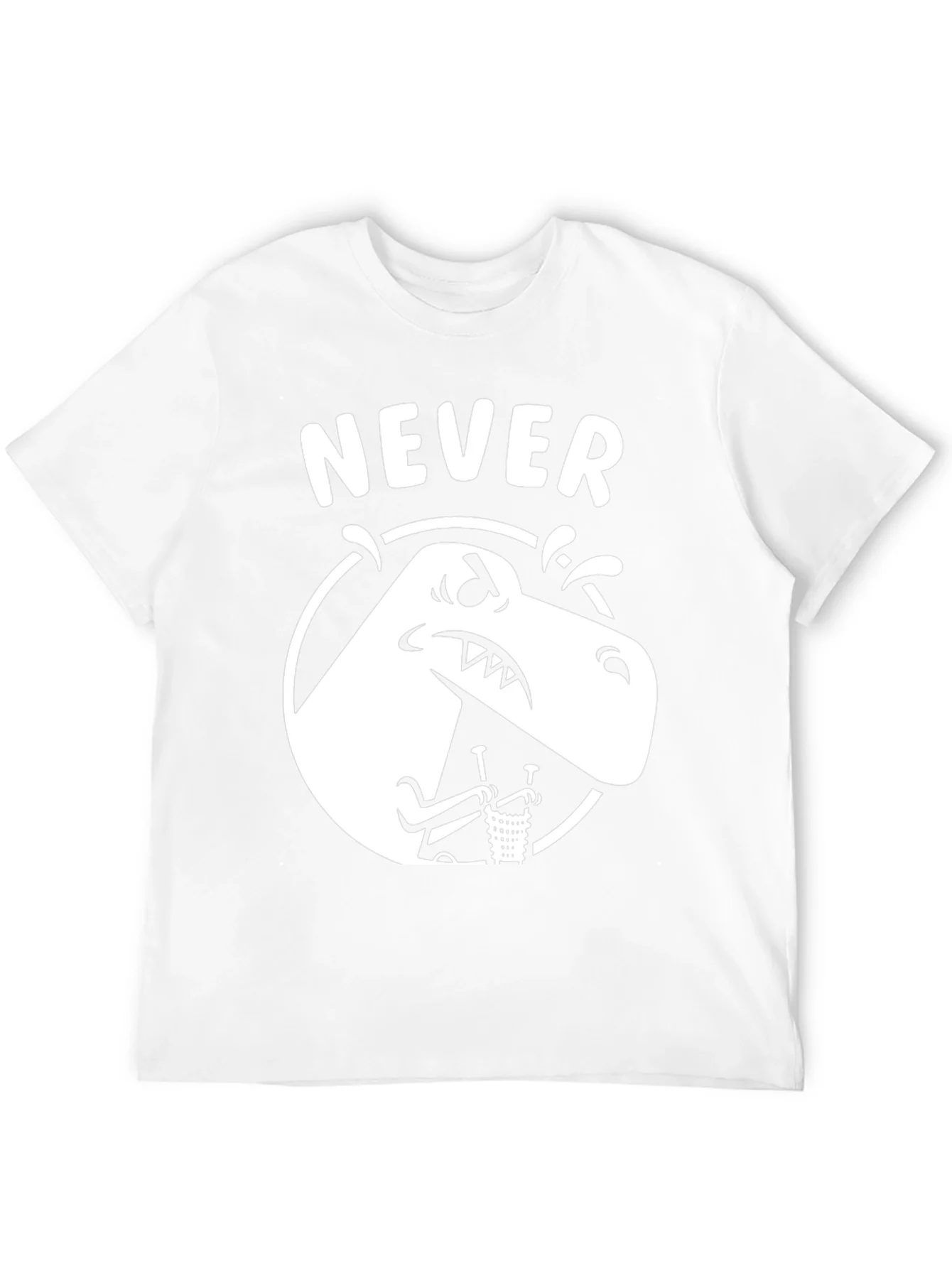 Never T-Rex Black Graphic Tee