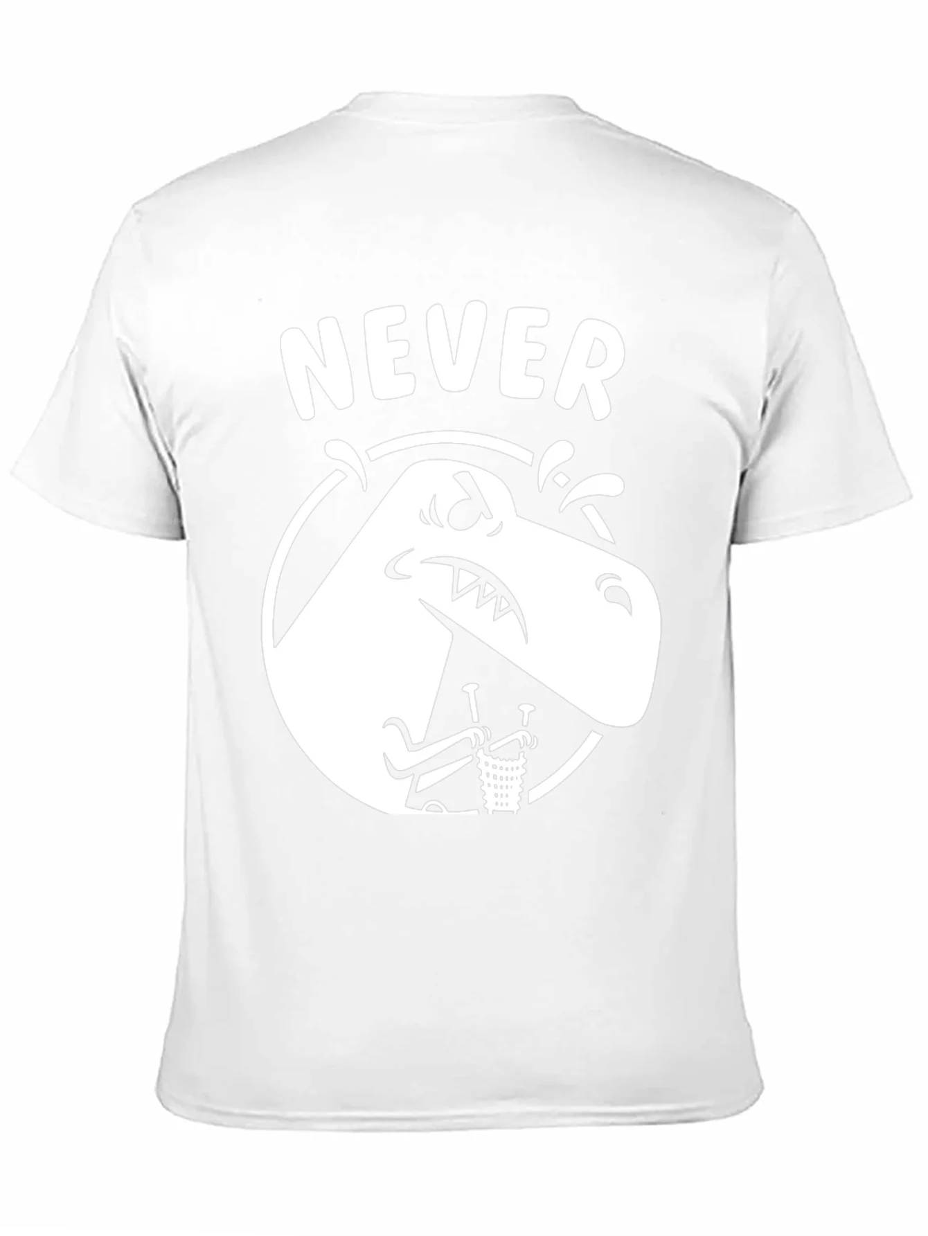 Never T-Rex Black Graphic Tee