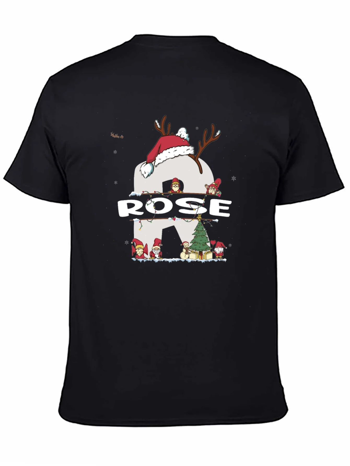 Rose Christmas Gnome T-Shirt