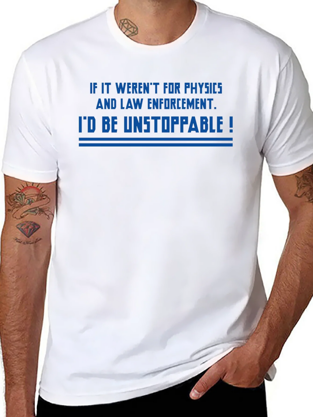 Unstoppable Physics & Law Enforcement T-Shirt