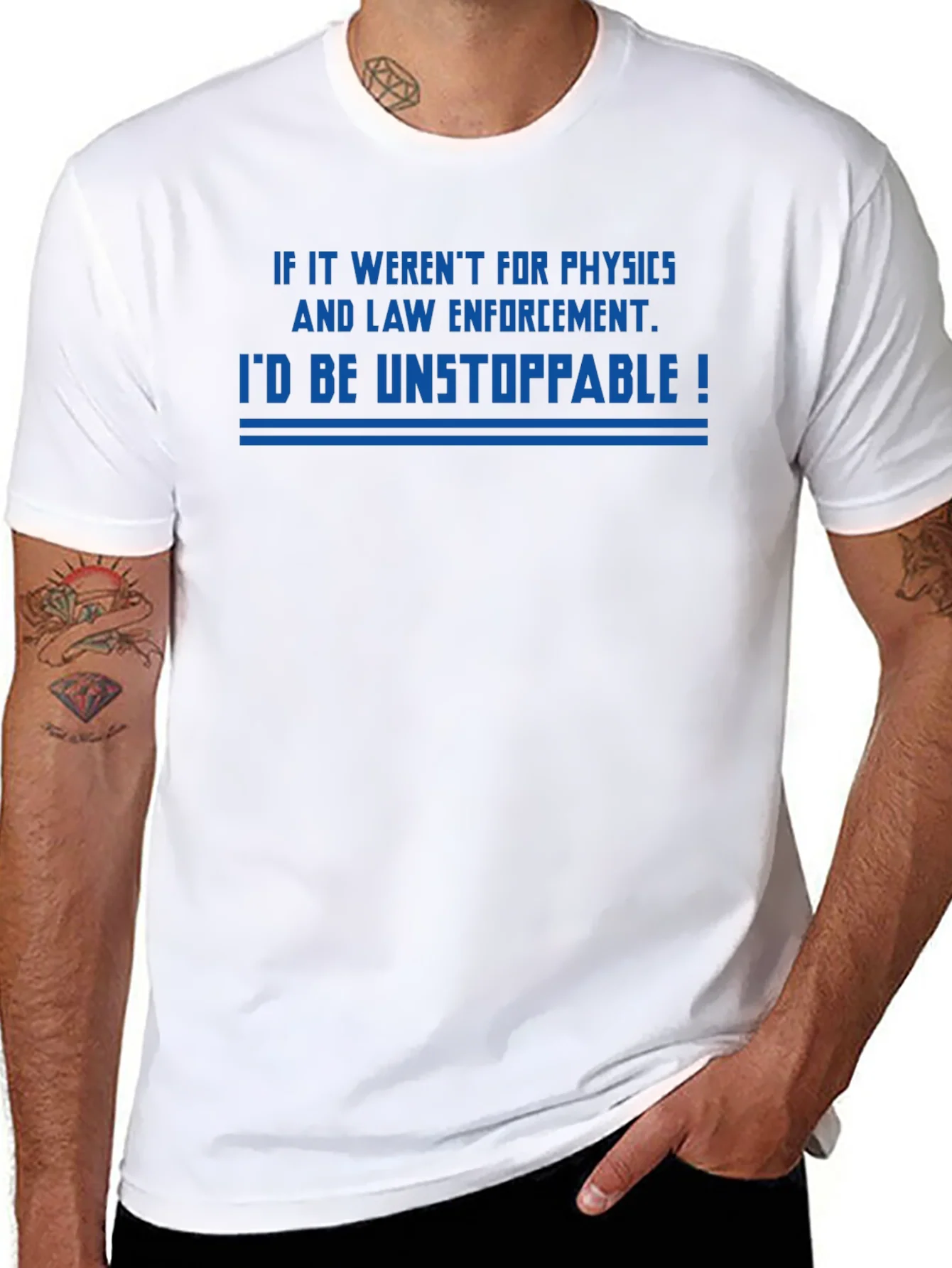 Unstoppable Physics & Law Enforcement T-Shirt