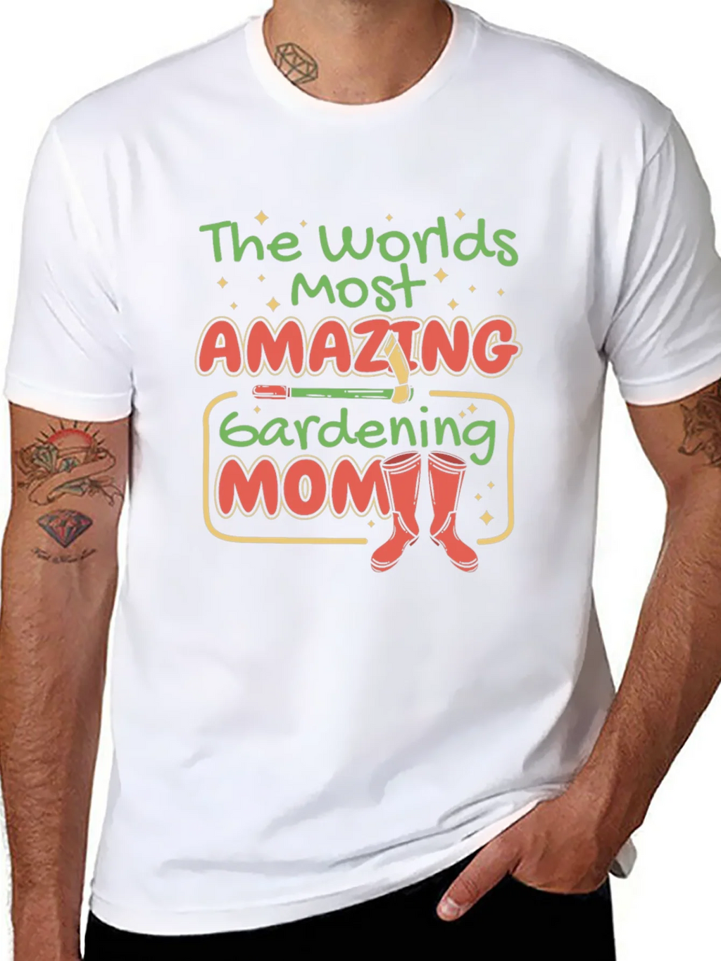 Gardening Mom T-Shirt - Worlds Most Amazing