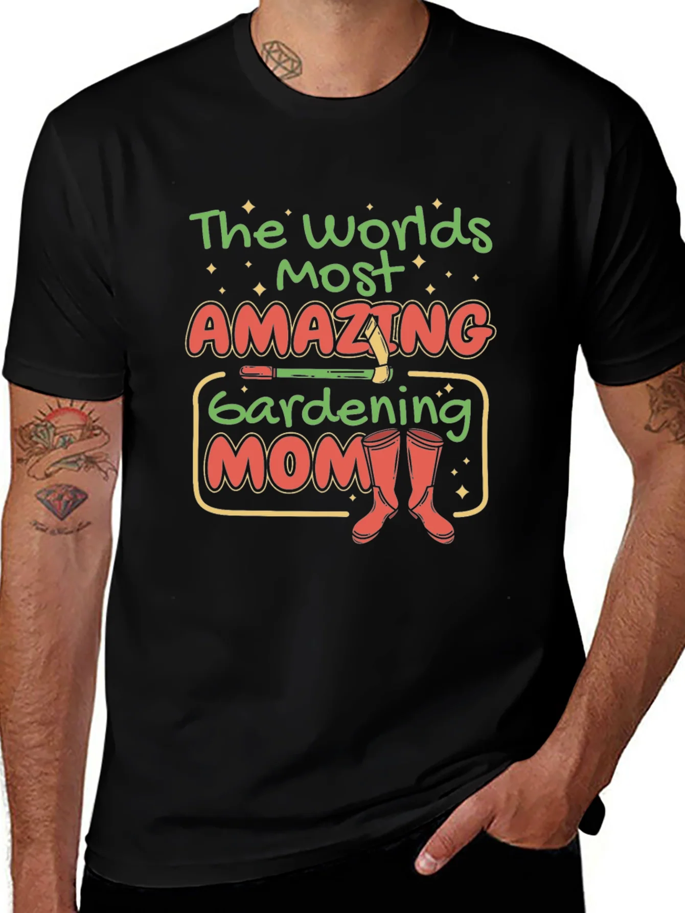 Gardening Mom T-Shirt - Worlds Most Amazing