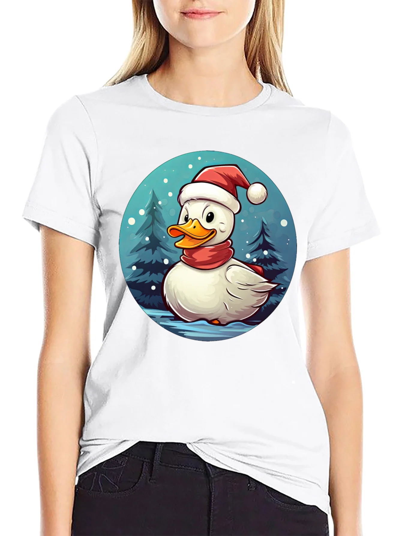 Festive Duck Holiday T-Shirt