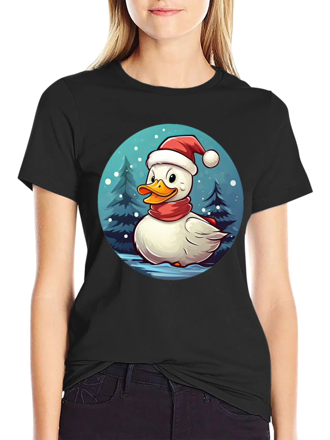 Festive Duck Holiday T-Shirt