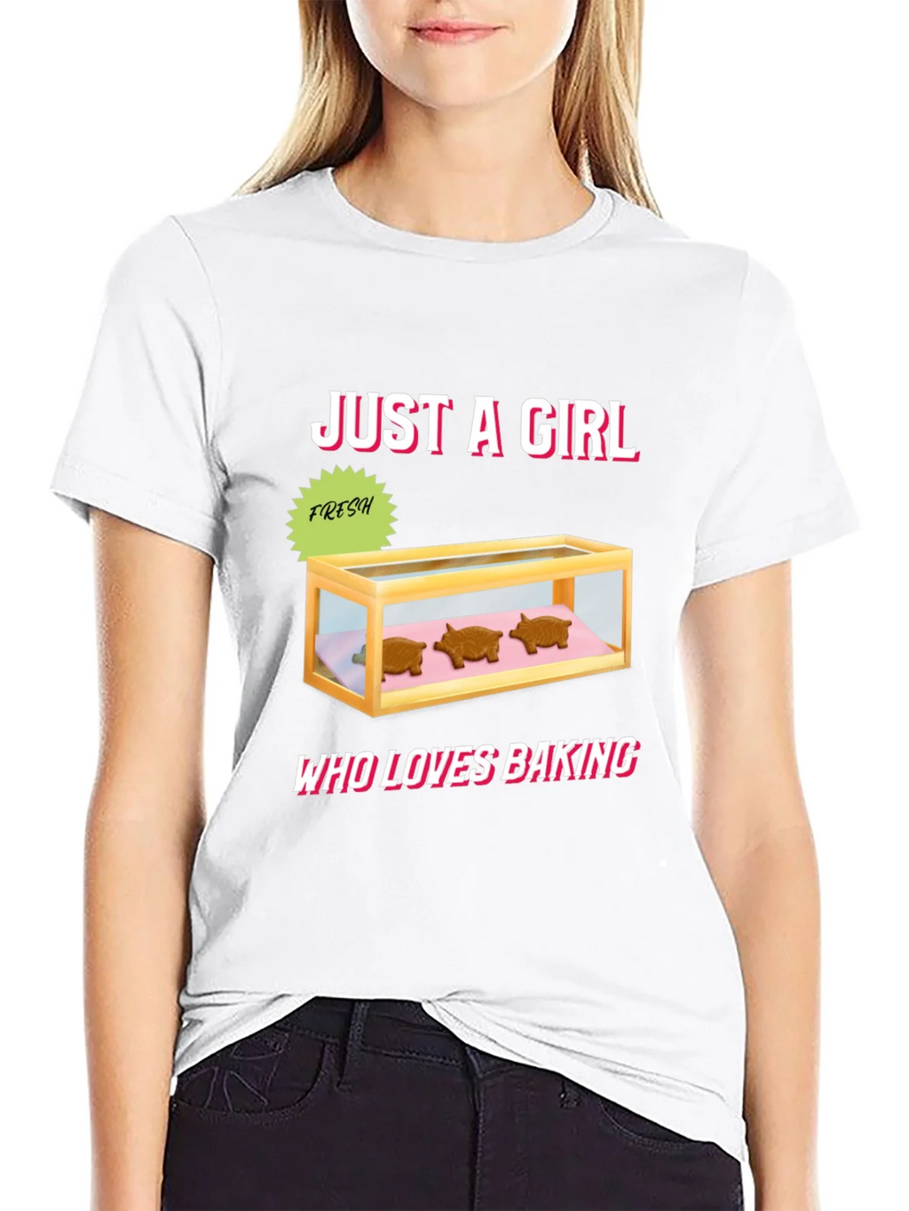 Just a Girl Who Loves Baking T-Shirt