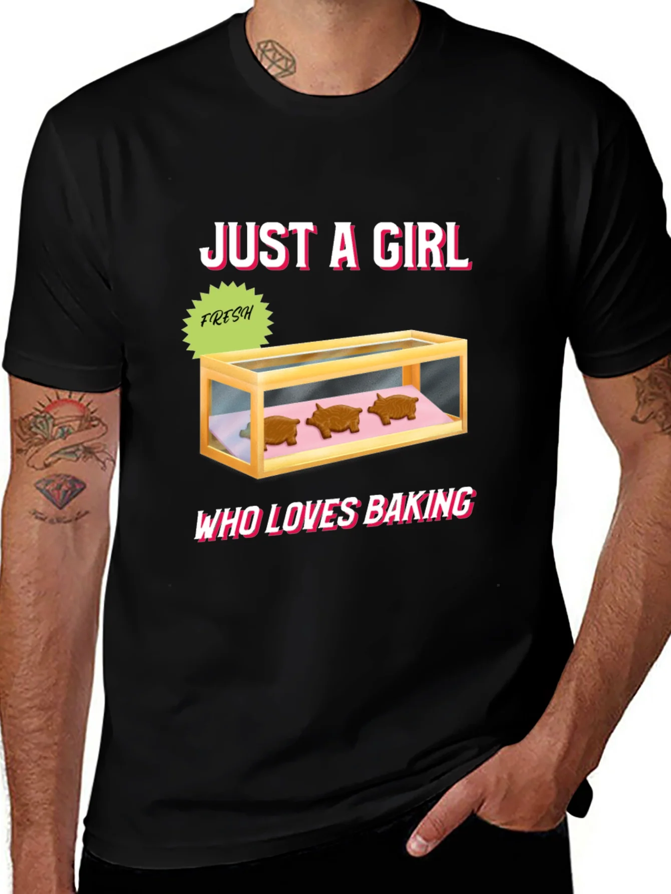 Just a Girl Who Loves Baking T-Shirt