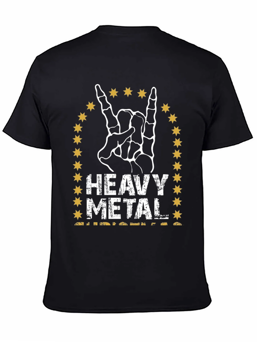 Heavy Metal Skeleton Hand T-Shirt