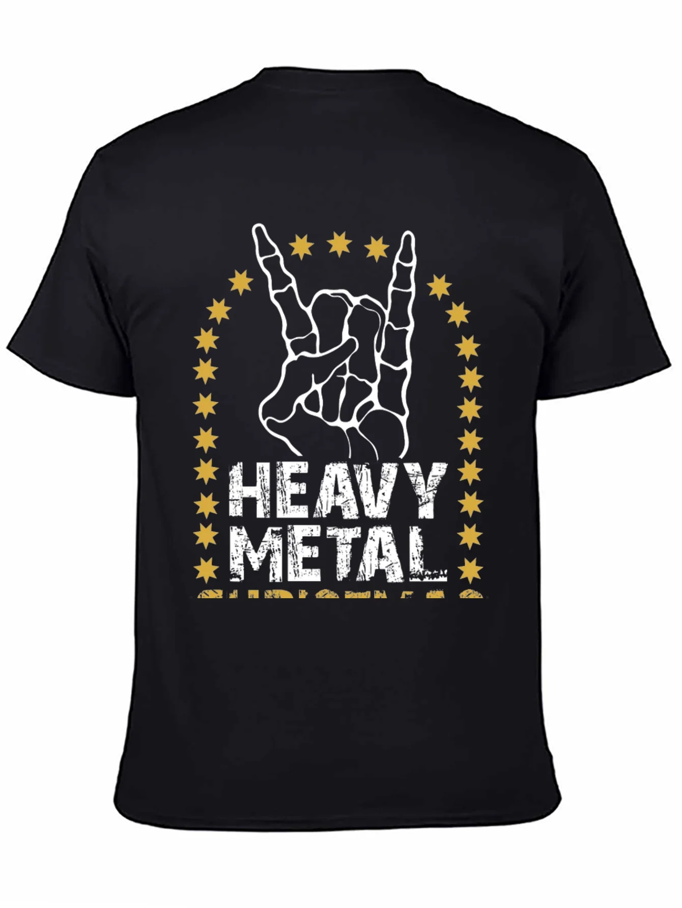 Heavy Metal Skeleton Hand T-Shirt