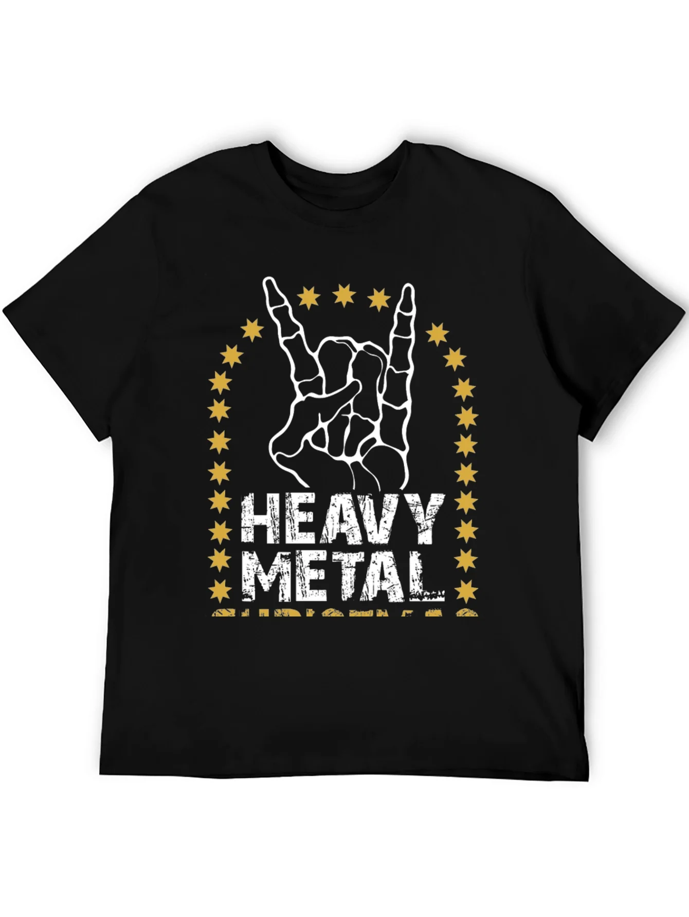 Heavy Metal Skeleton Hand T-Shirt