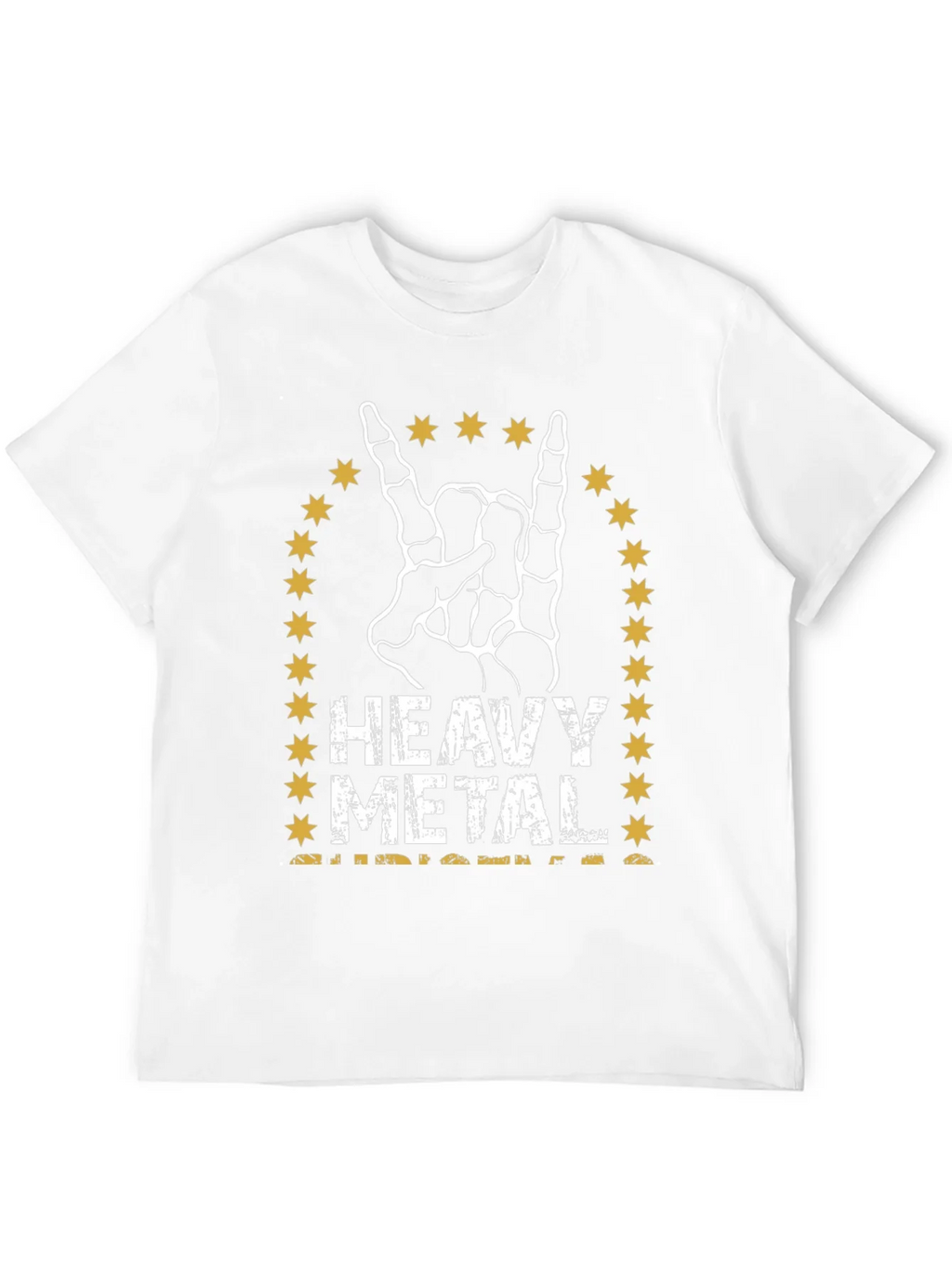 Heavy Metal Skeleton Hand T-Shirt