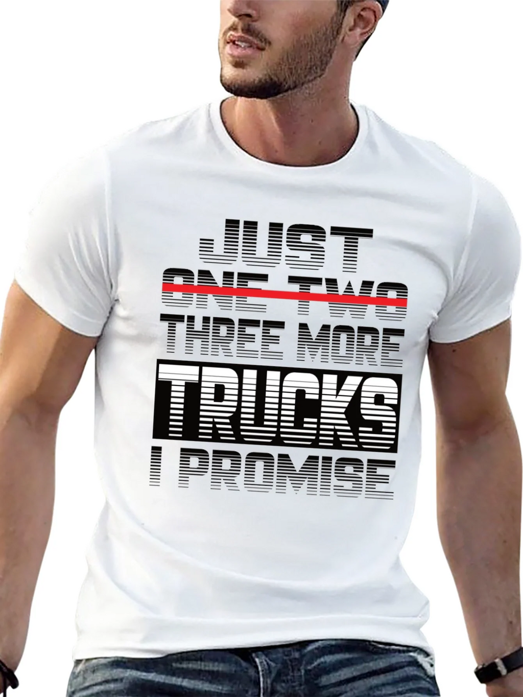 Just One Two Three More Trucks T-Shirt