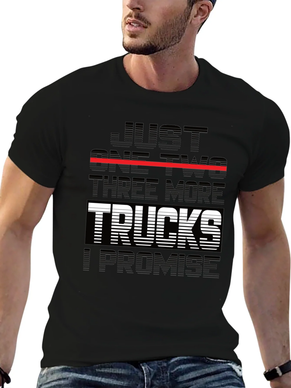 Just One Two Three More Trucks T-Shirt