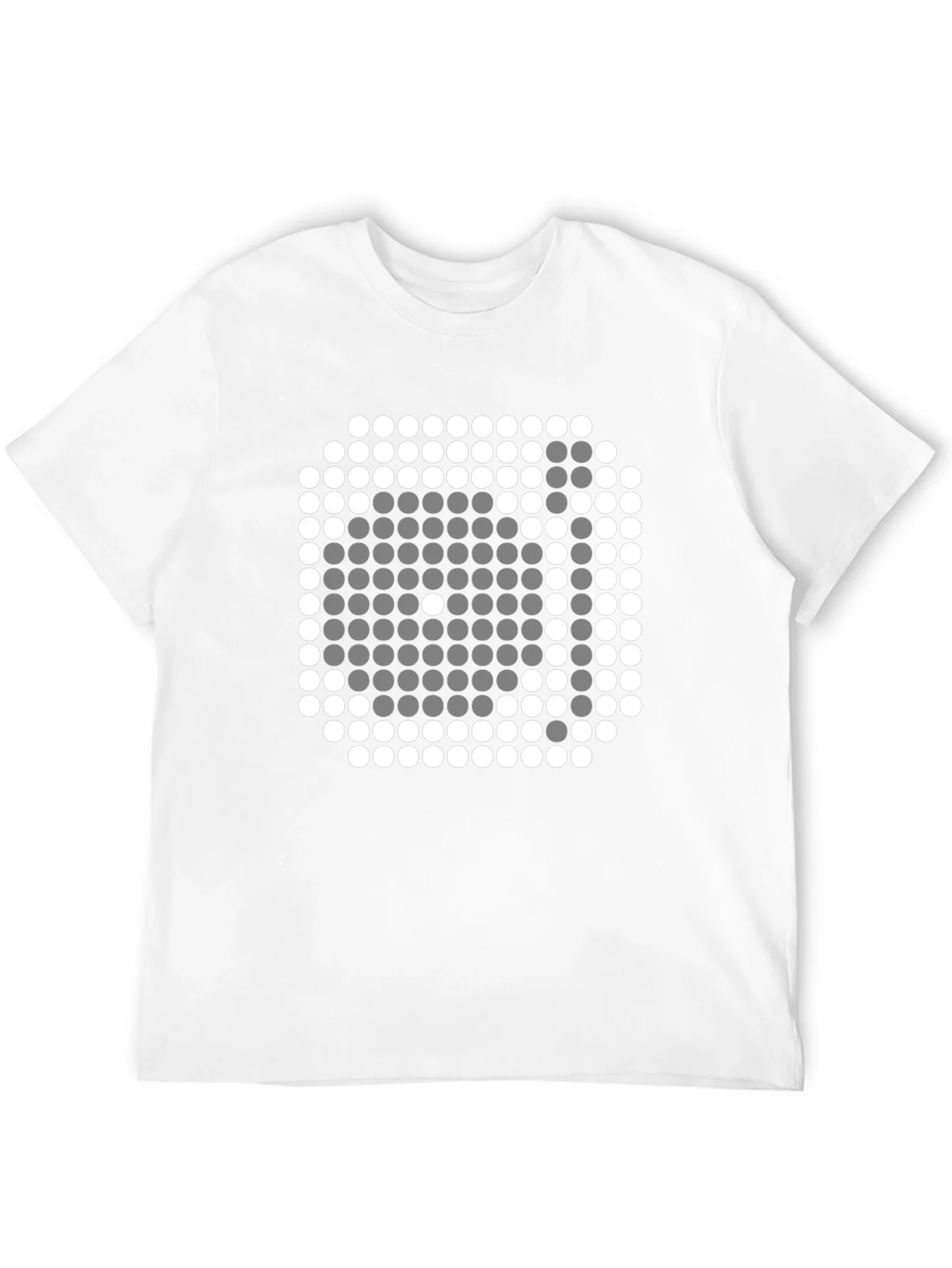 Pixel Art Dice Graphic Tee - Trendy Black Shirt