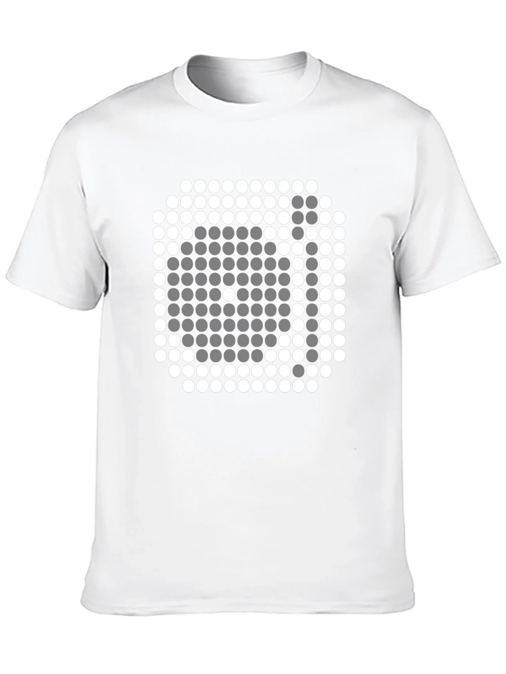 Pixel Art Dice Graphic Tee - Trendy Black Shirt