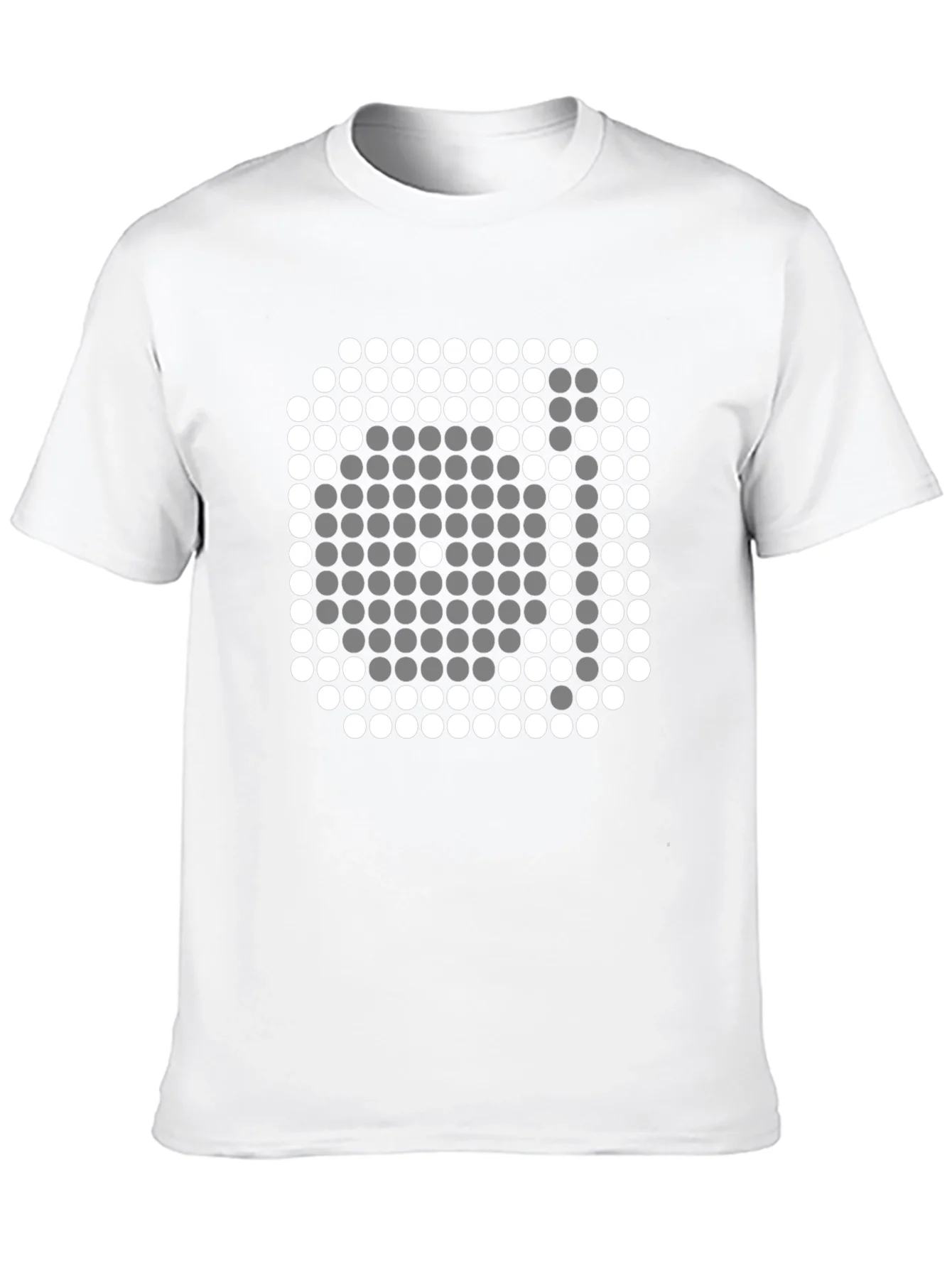 Pixel Art Dice Graphic Tee - Trendy Black Shirt