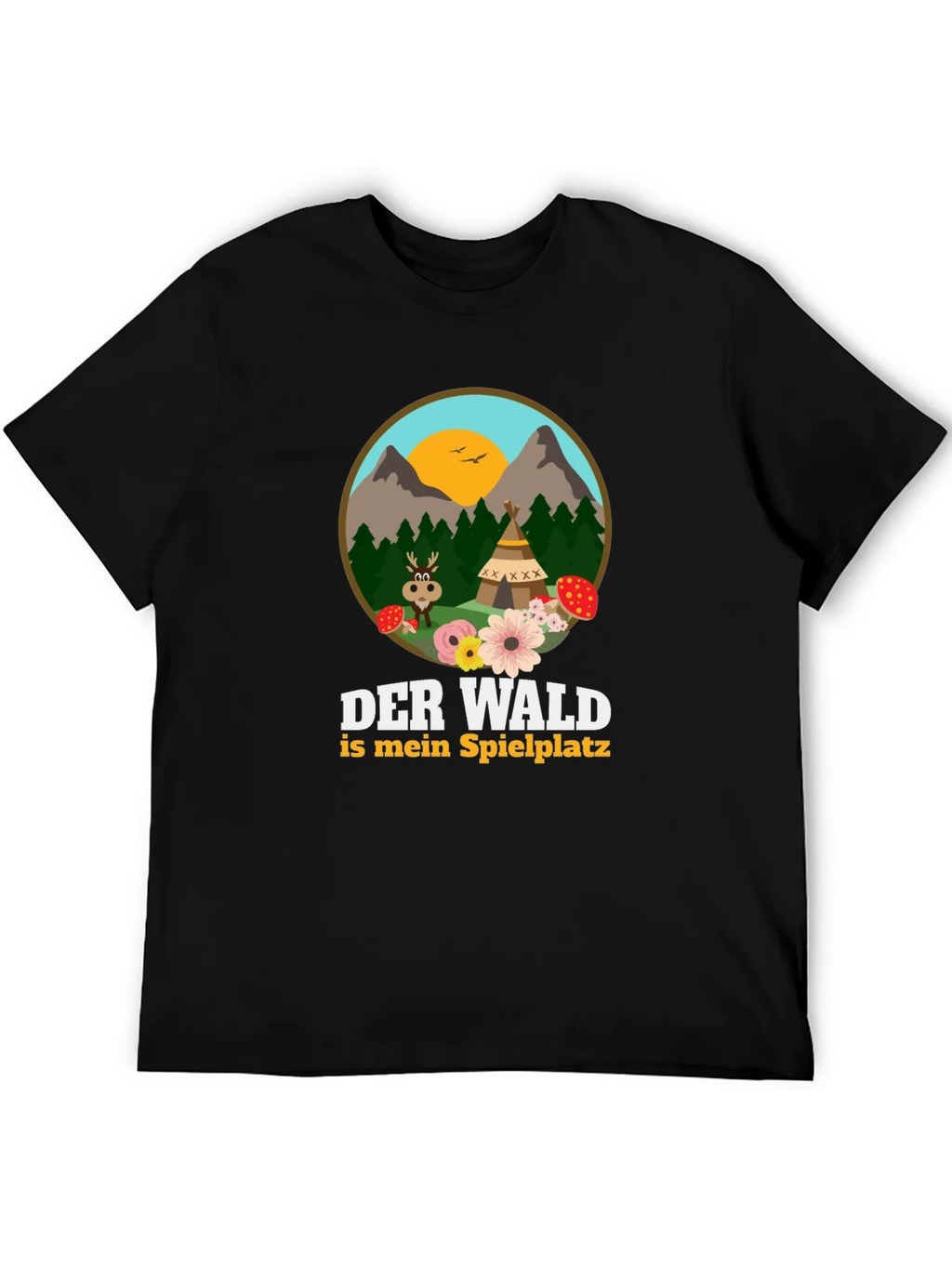 Der Wald T-Shirt - Nature Lovers Tee