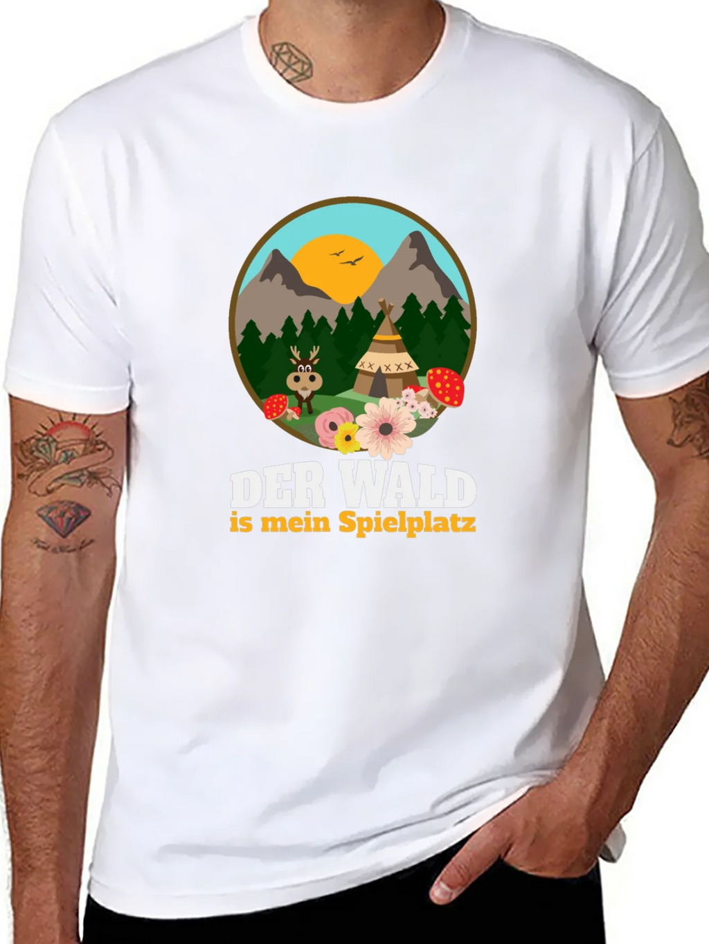 Der Wald T-Shirt - Nature Lovers Tee