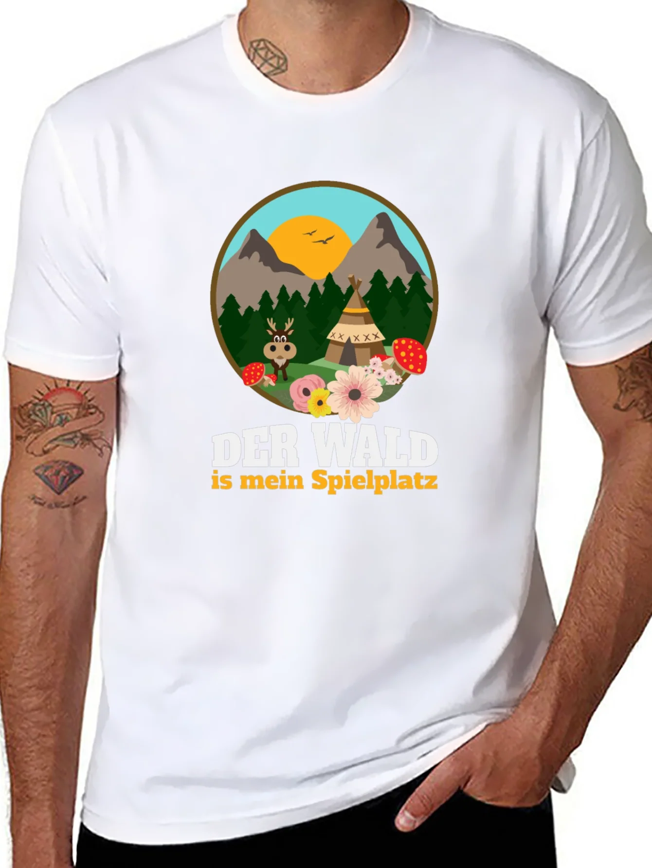 Der Wald T-Shirt - Nature Lovers Tee