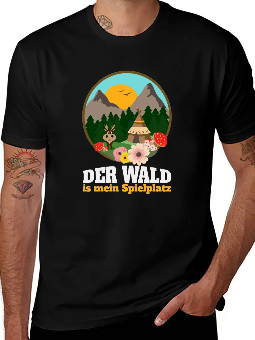 Der Wald T-Shirt - Nature Lovers Tee