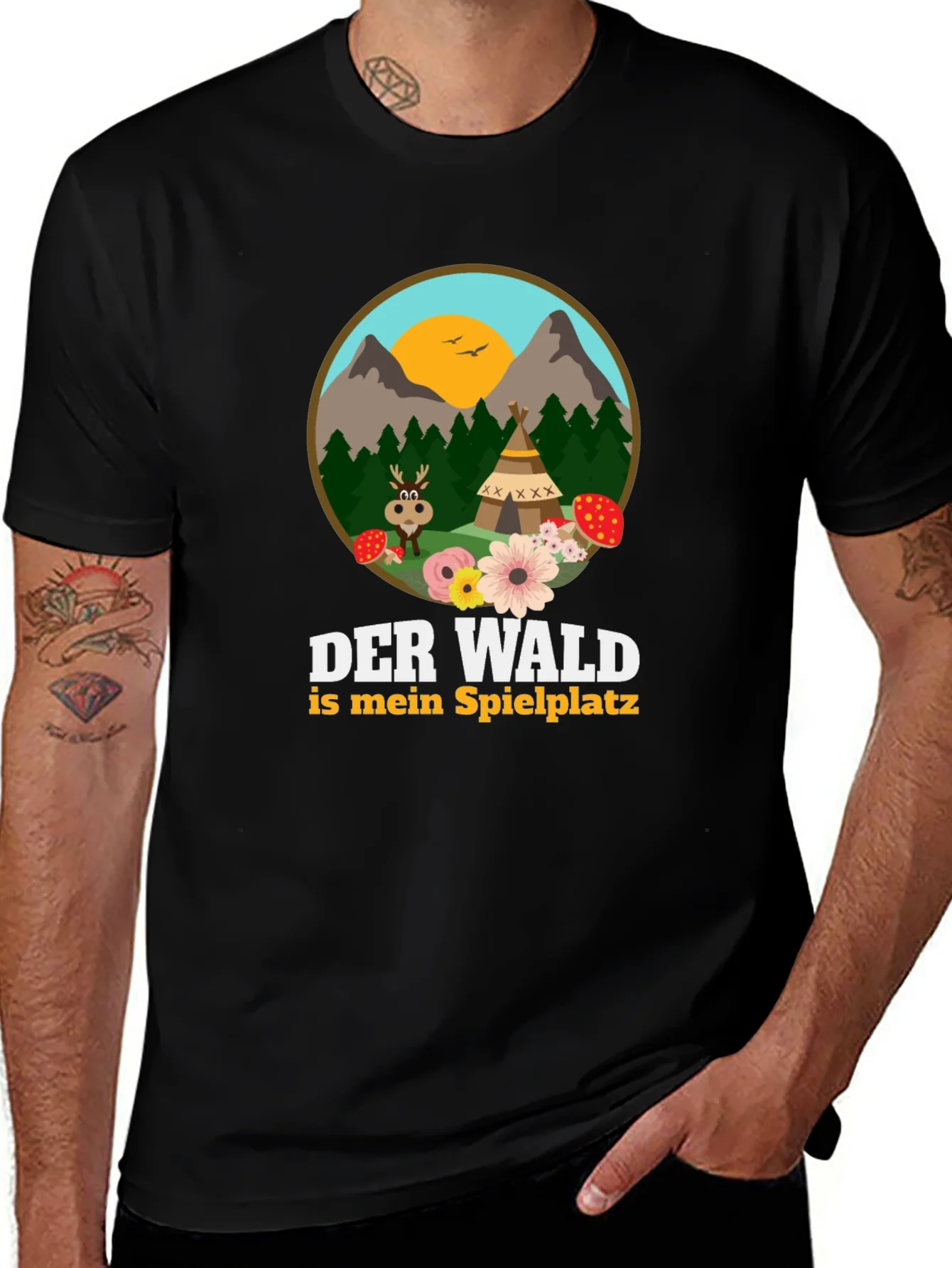 Der Wald T-Shirt - Nature Lovers Tee