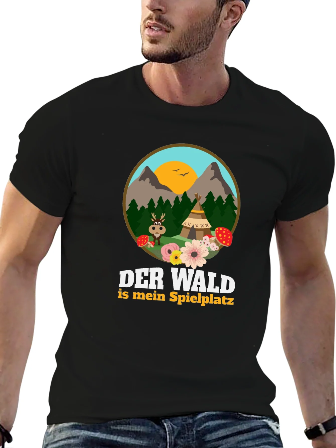 Der Wald T-Shirt - Nature Lovers Tee