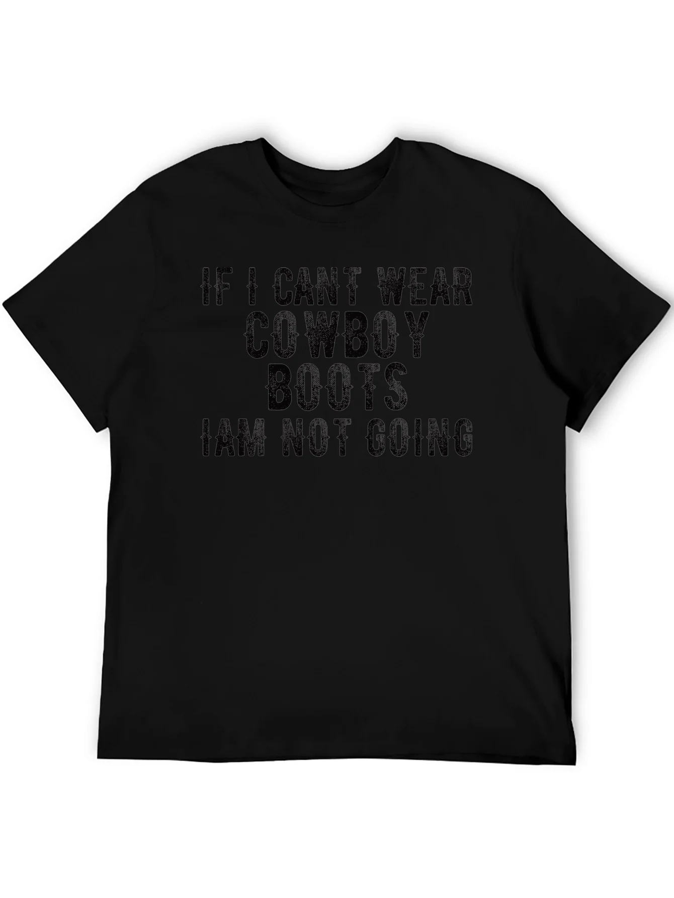 Cowboy Boots Graphic Tee - Statement Shirt