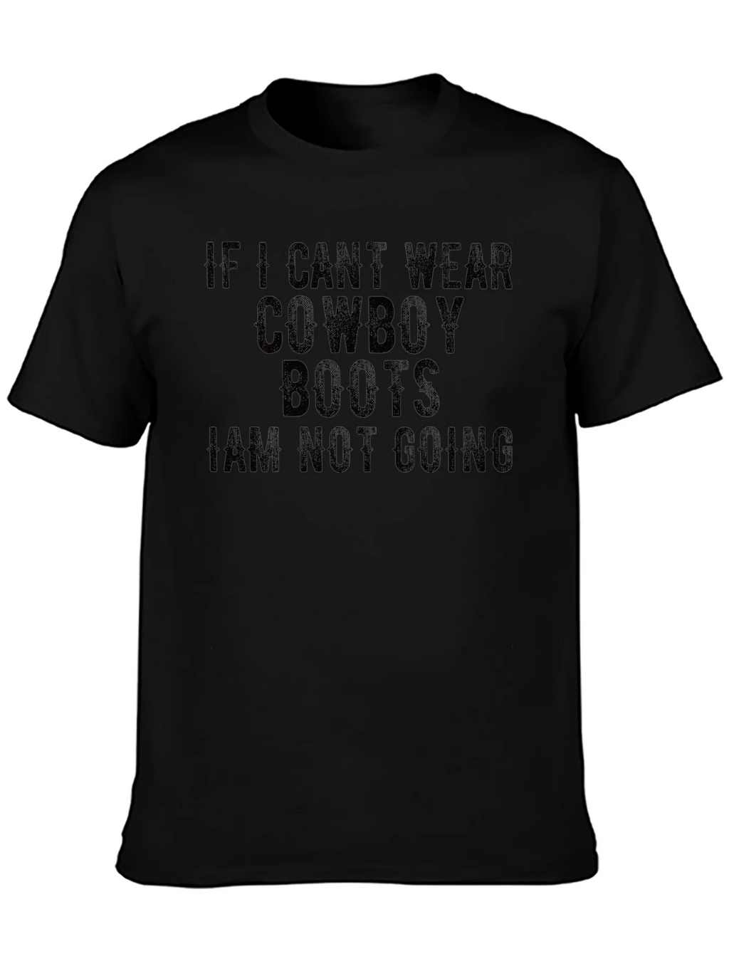 Cowboy Boots Graphic Tee - Statement Shirt