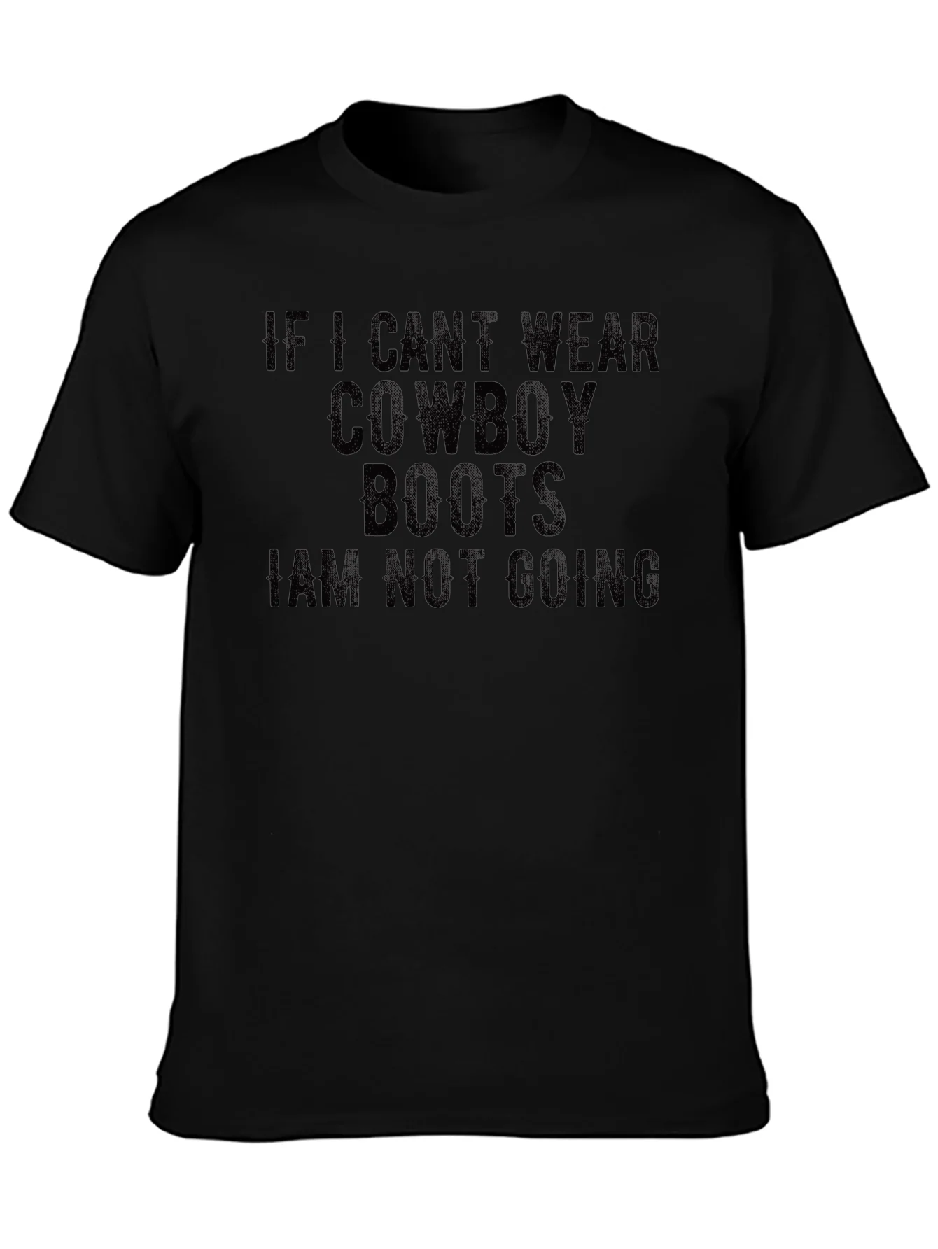 Cowboy Boots Graphic Tee - Statement Shirt