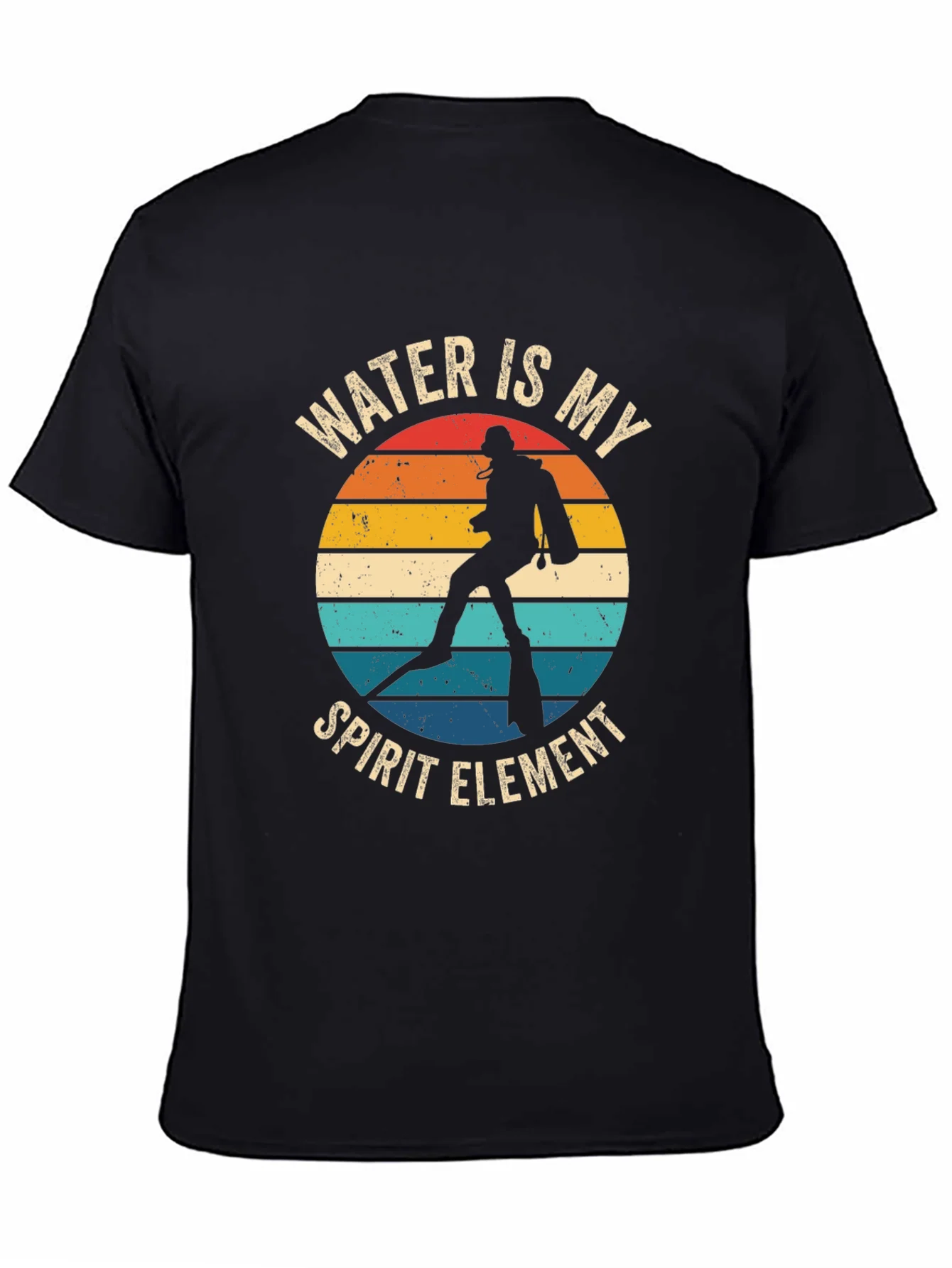 Water Is My Spirit Element Diver T-Shirt