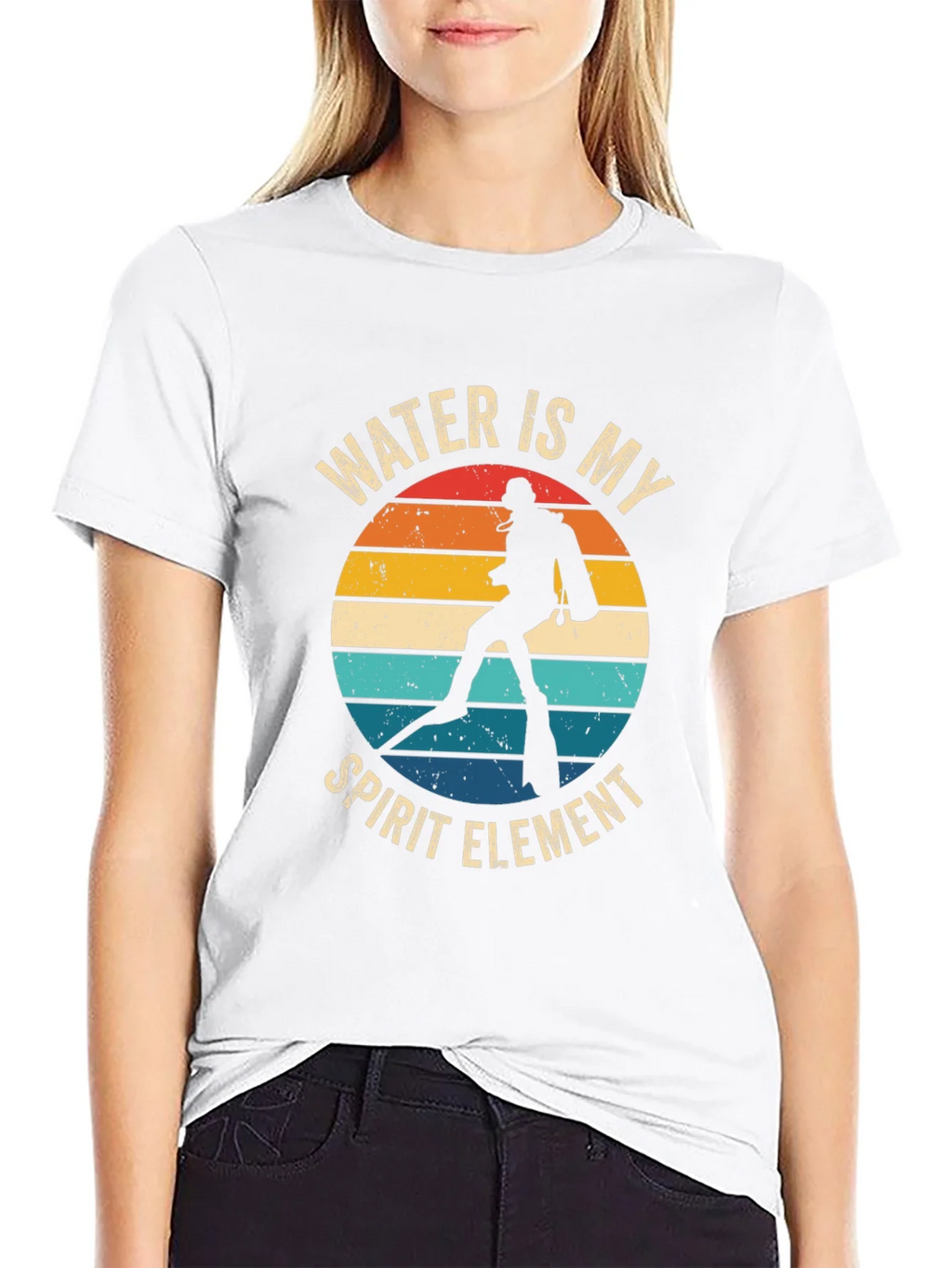 Water Is My Spirit Element Diver T-Shirt