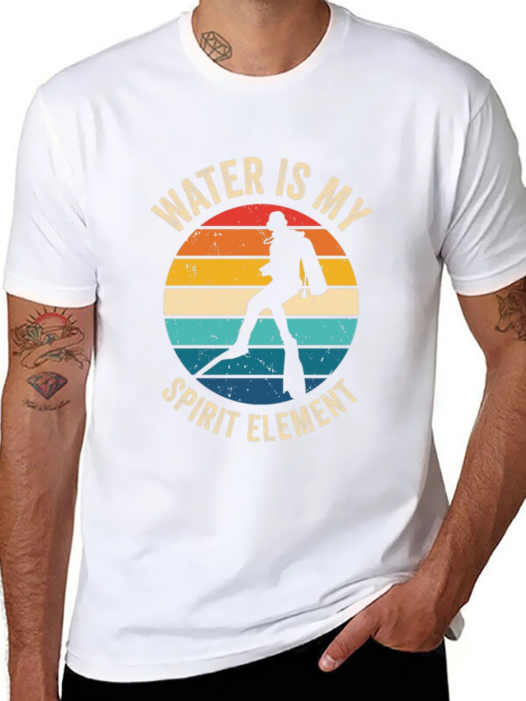 Water Is My Spirit Element Diver T-Shirt