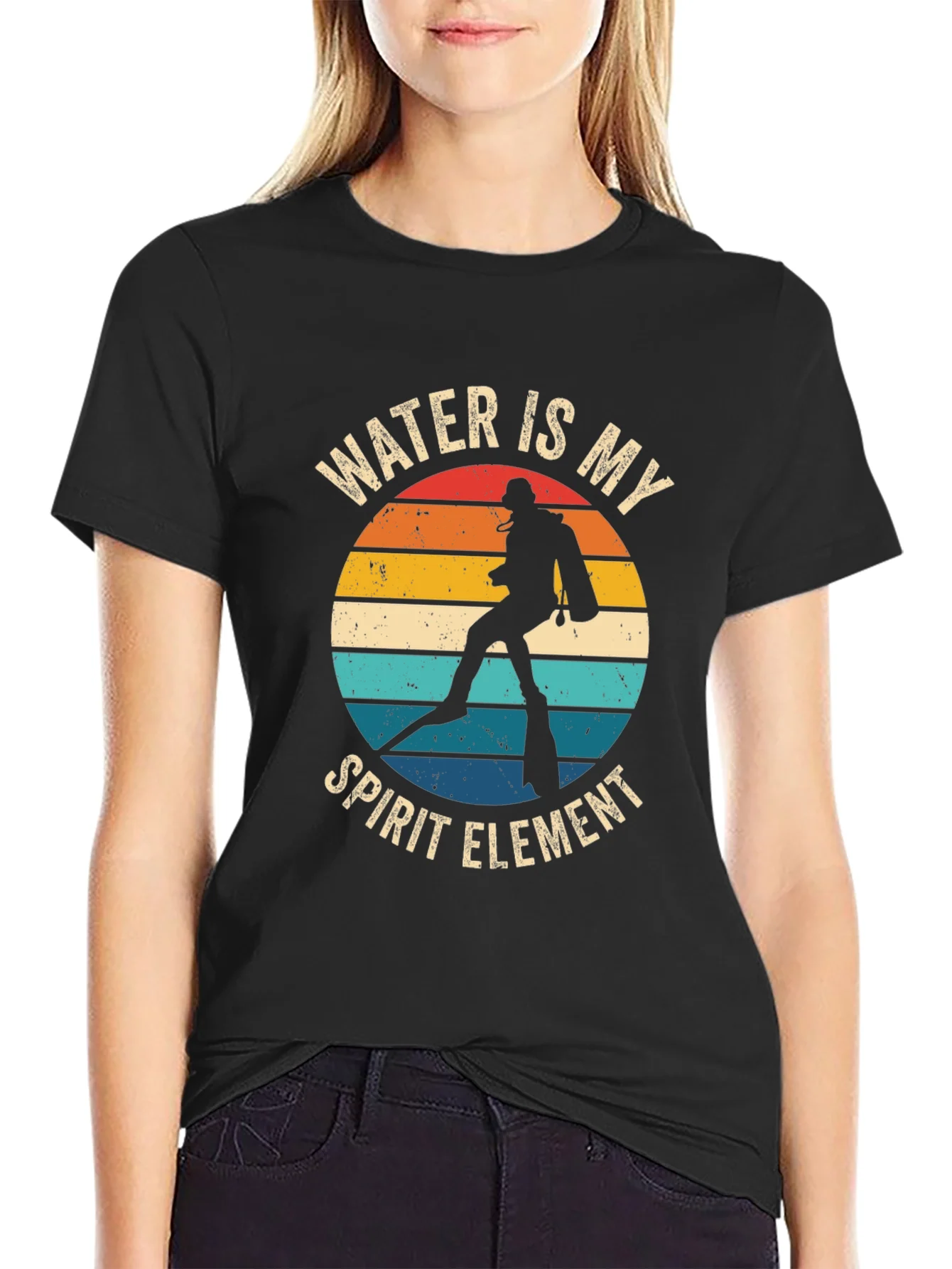 Water Is My Spirit Element Diver T-Shirt
