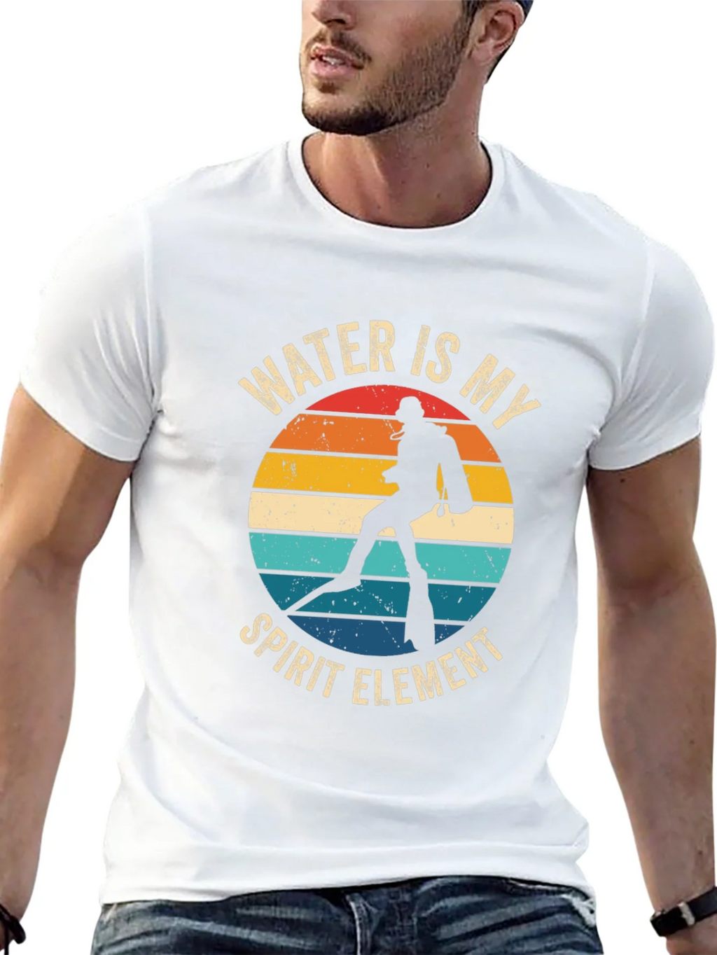 Water Is My Spirit Element Diver T-Shirt