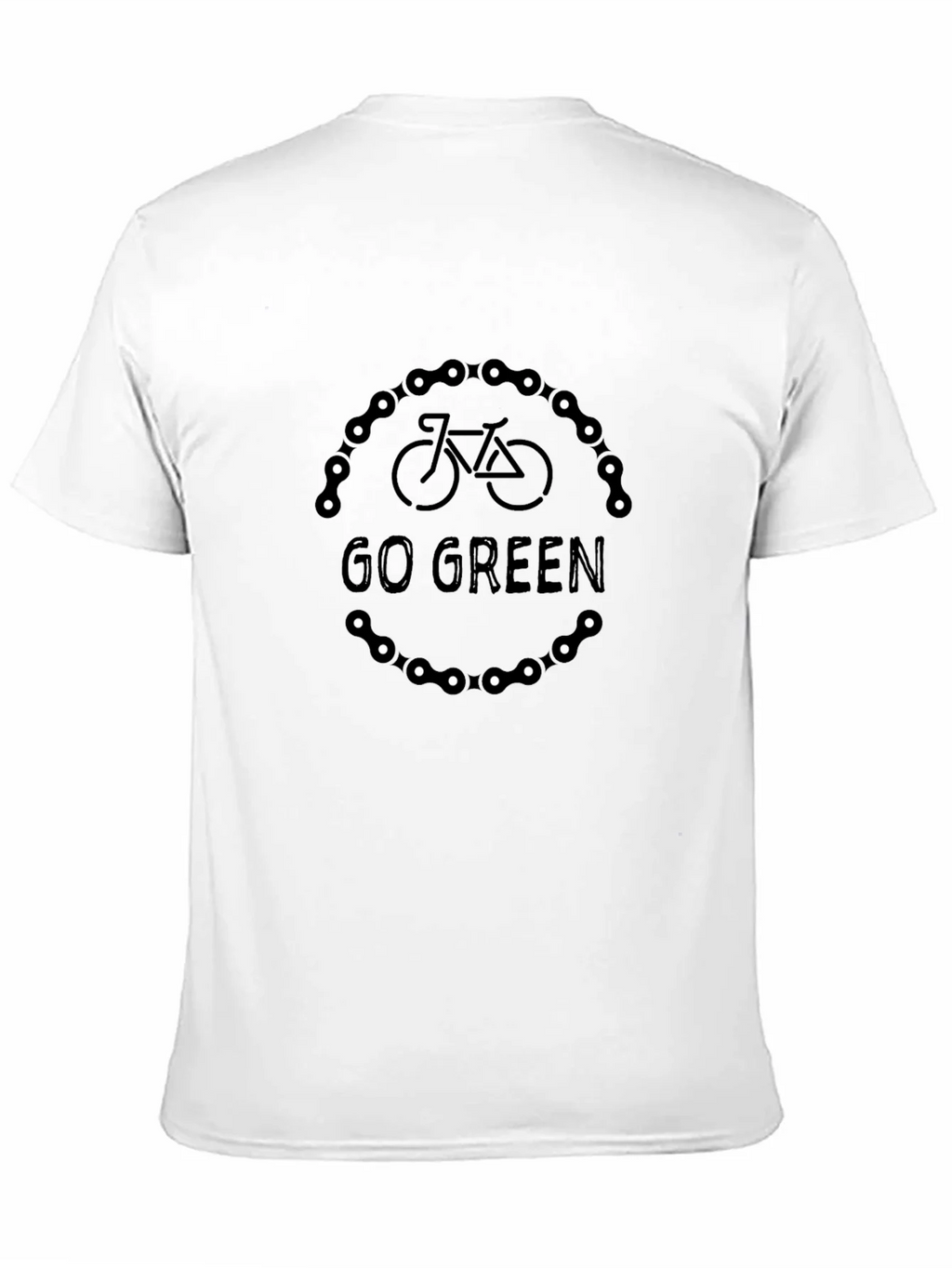 Go Green Bicycle Chain Tee