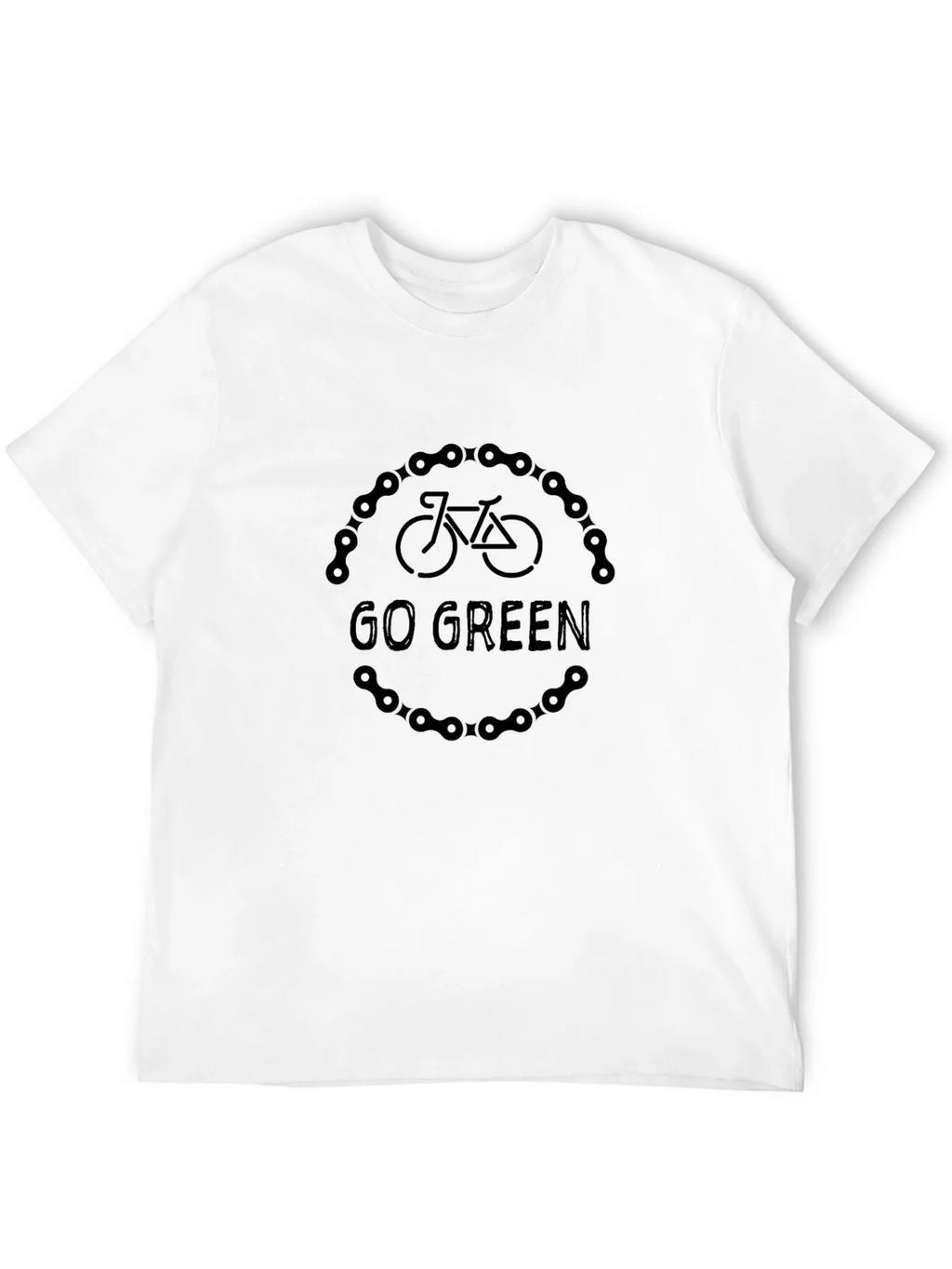 Go Green Bicycle Chain Tee