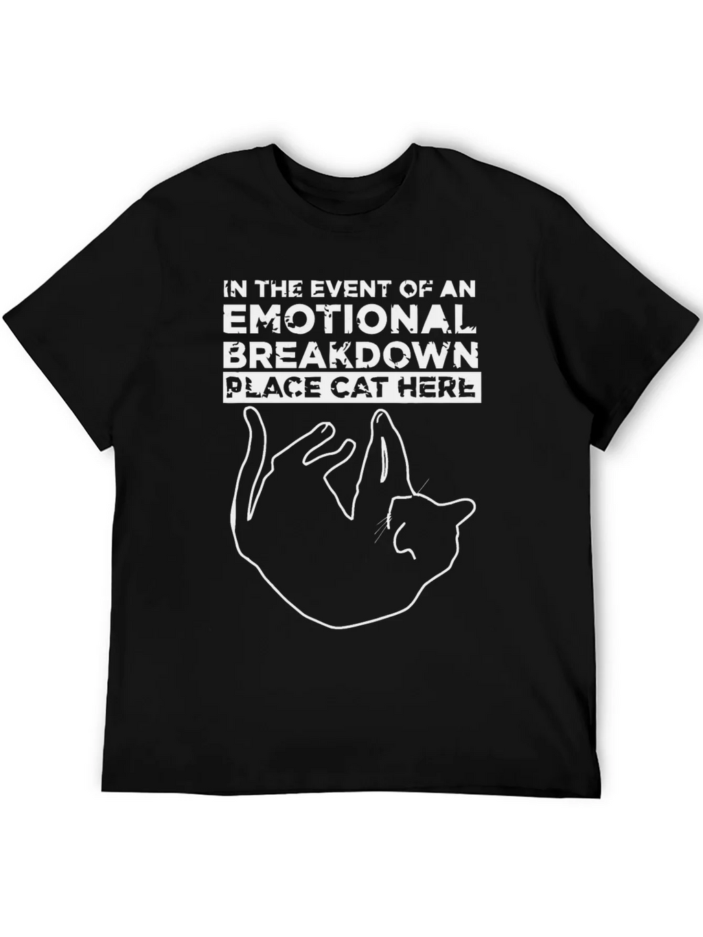 Emotional Breakdown Cat T-Shirt