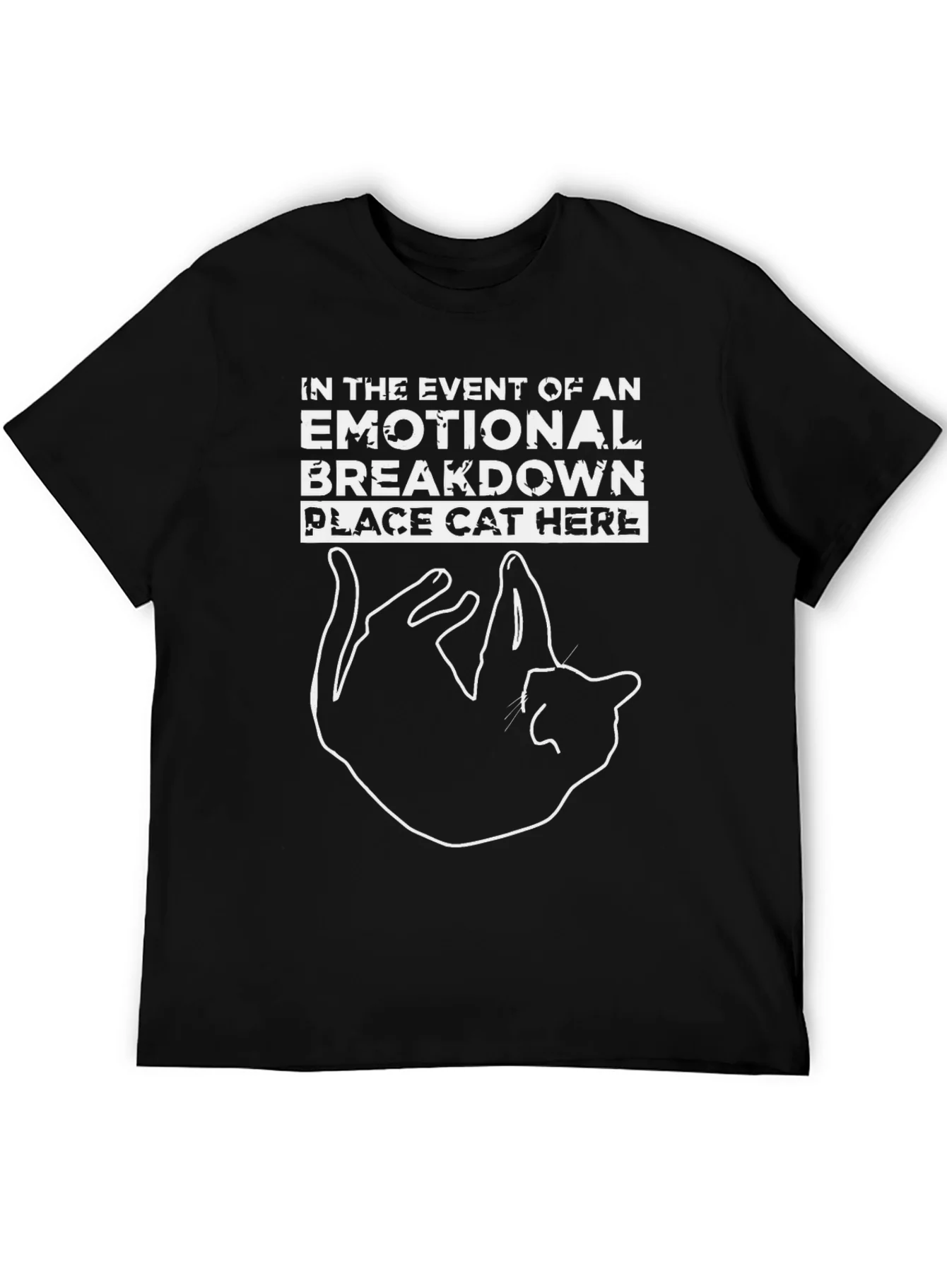 Emotional Breakdown Cat T-Shirt
