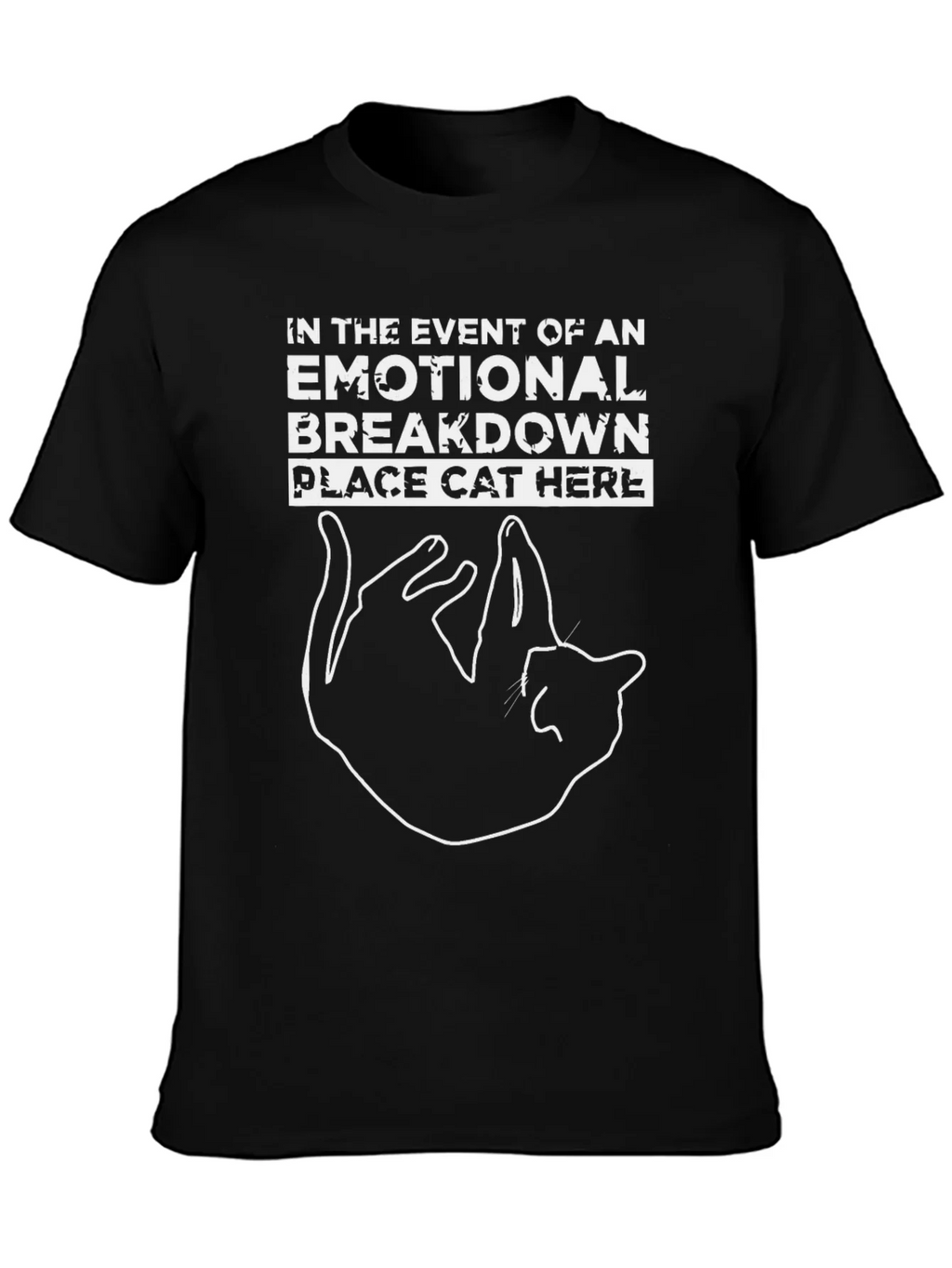 Emotional Breakdown Cat T-Shirt