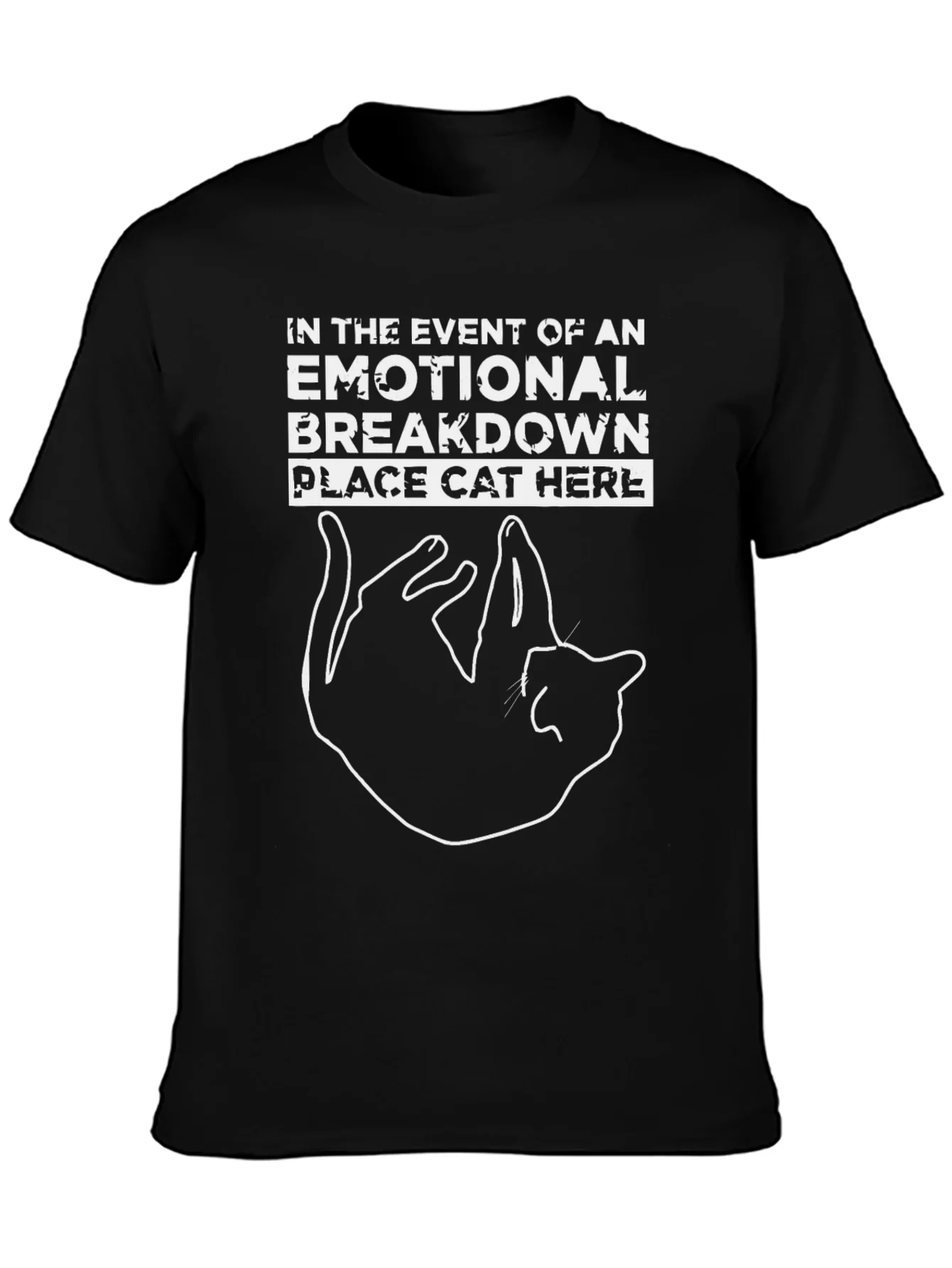 Emotional Breakdown Cat T-Shirt